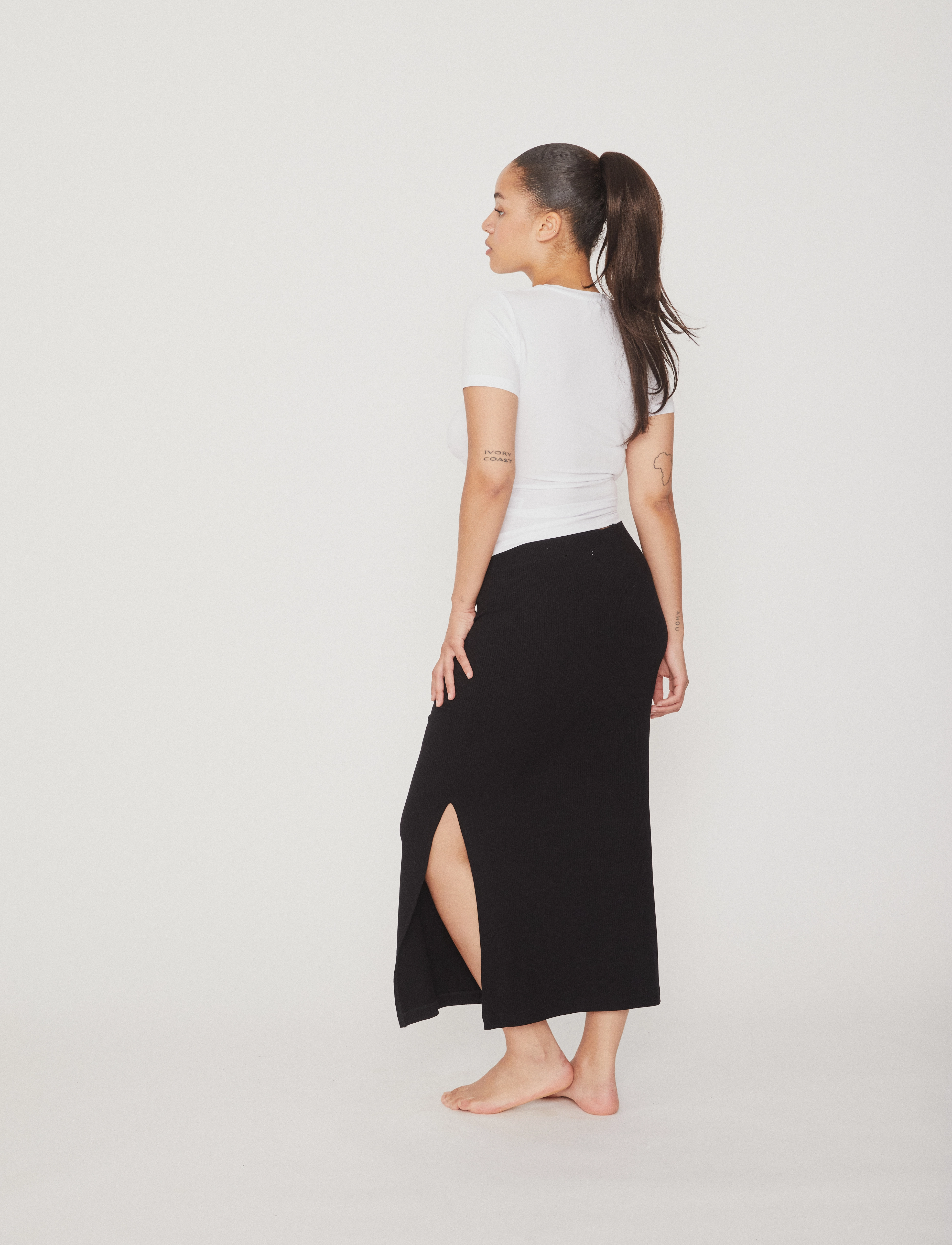 mbyM - Carano - strikkede nederdele - black - 5