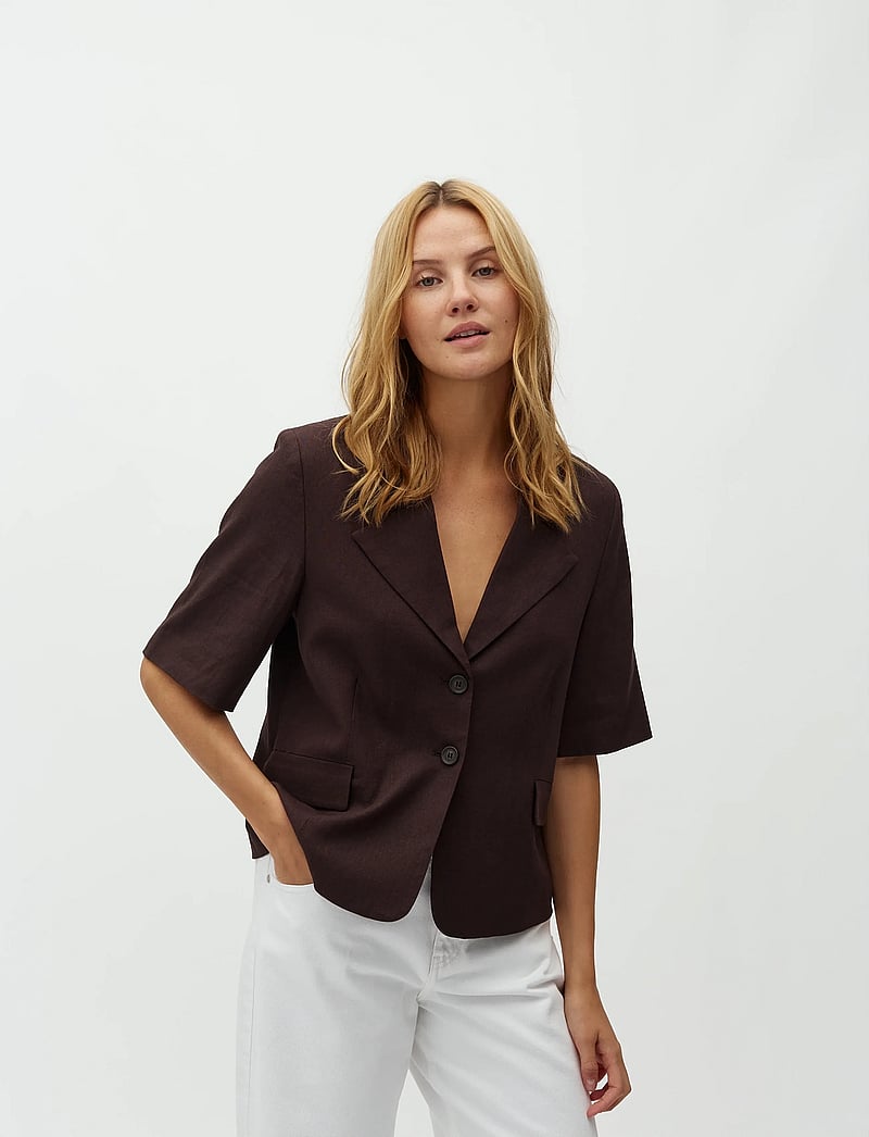 mbyM - Morven-M - single breasted blazers - java - 3