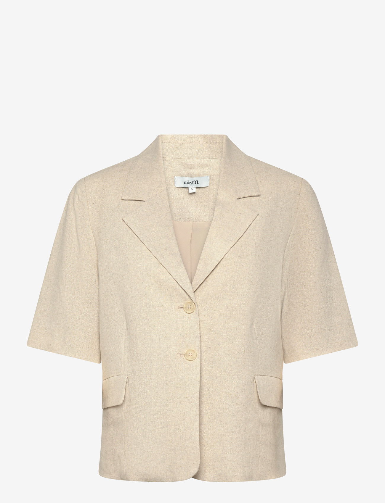 mbyM - Morven-M - enkeltradede blazere - natural linen - 1