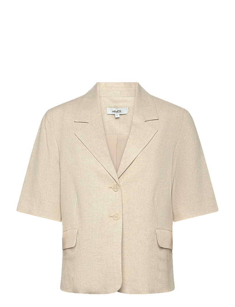 mbyM - Morven-M - enkeltradede blazere - natural linen - 1