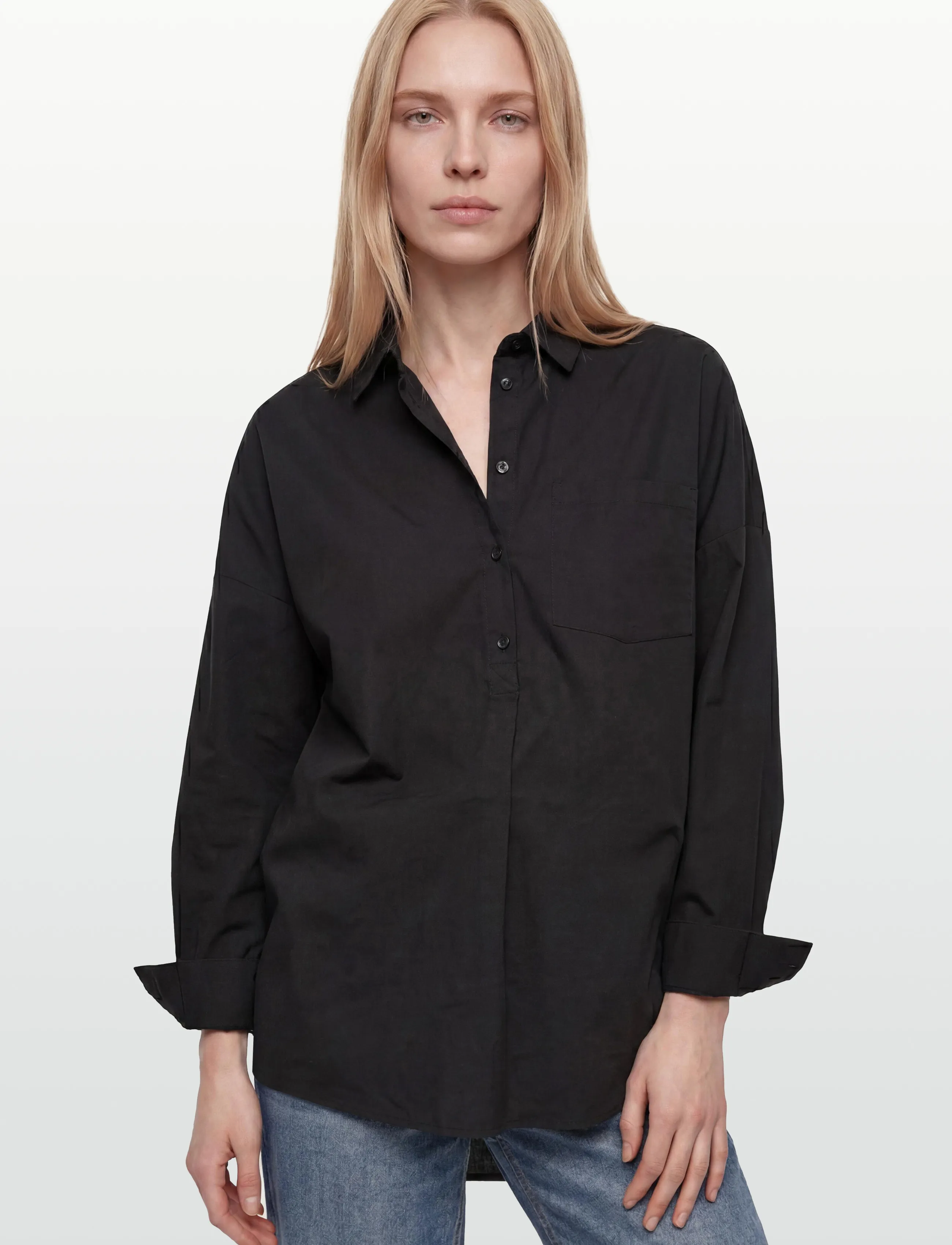 mbyM - Tikki - langärmlige hemden - black - 3
