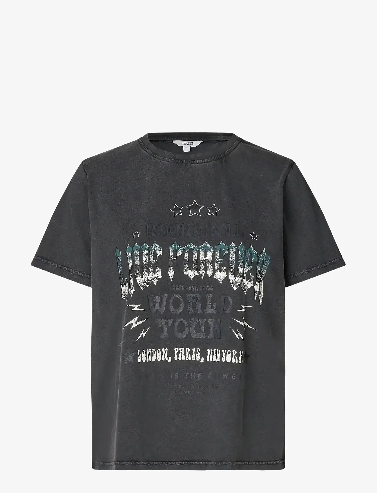 mbyM - Live Forever-M - sügisesed riided - black - 0