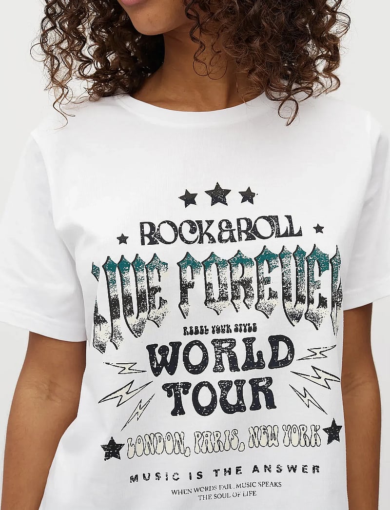 mbyM - Live Forever-M - t-shirts - white - 3