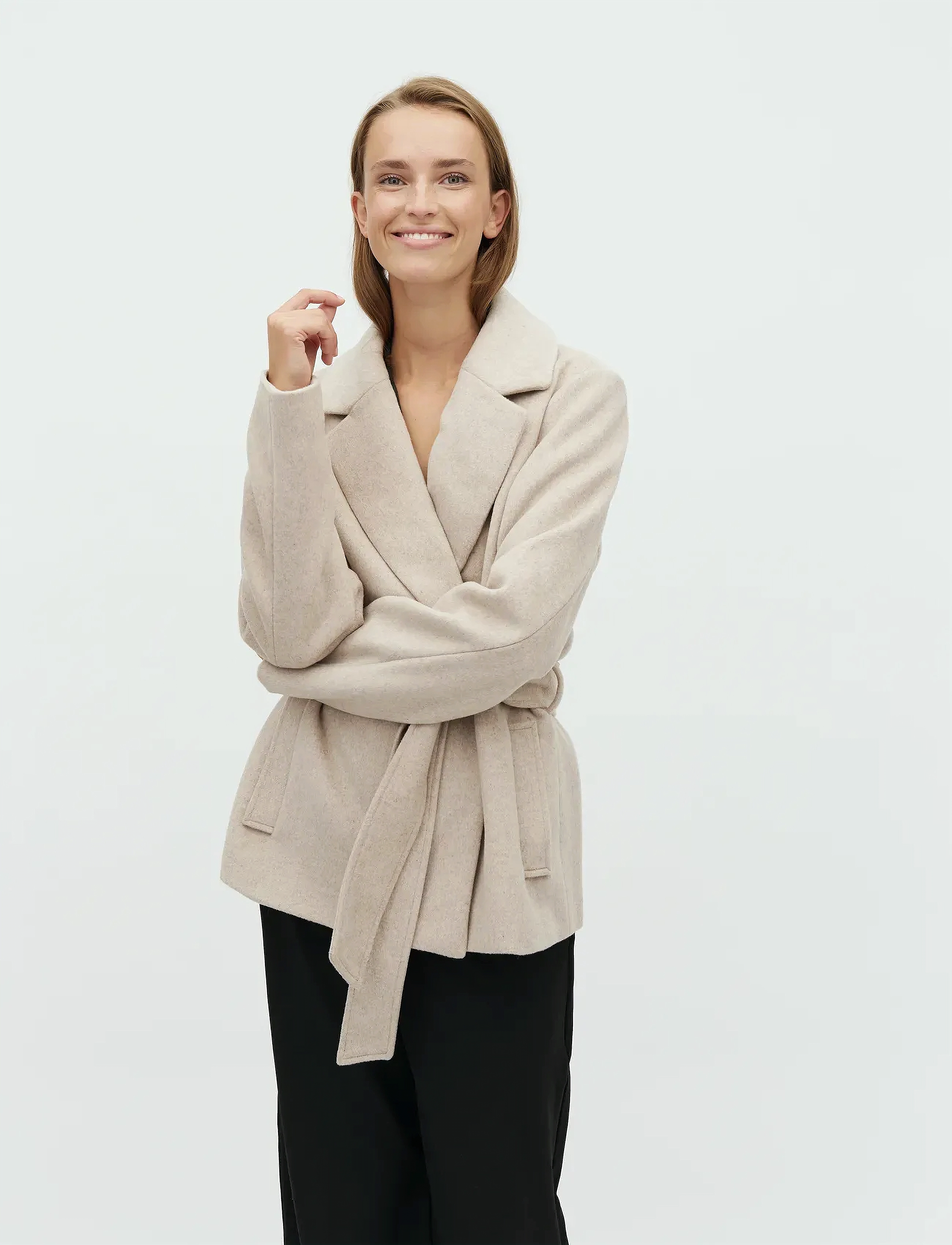 mbyM - Tanni Short-M - winterjacken - oaty melange - 3