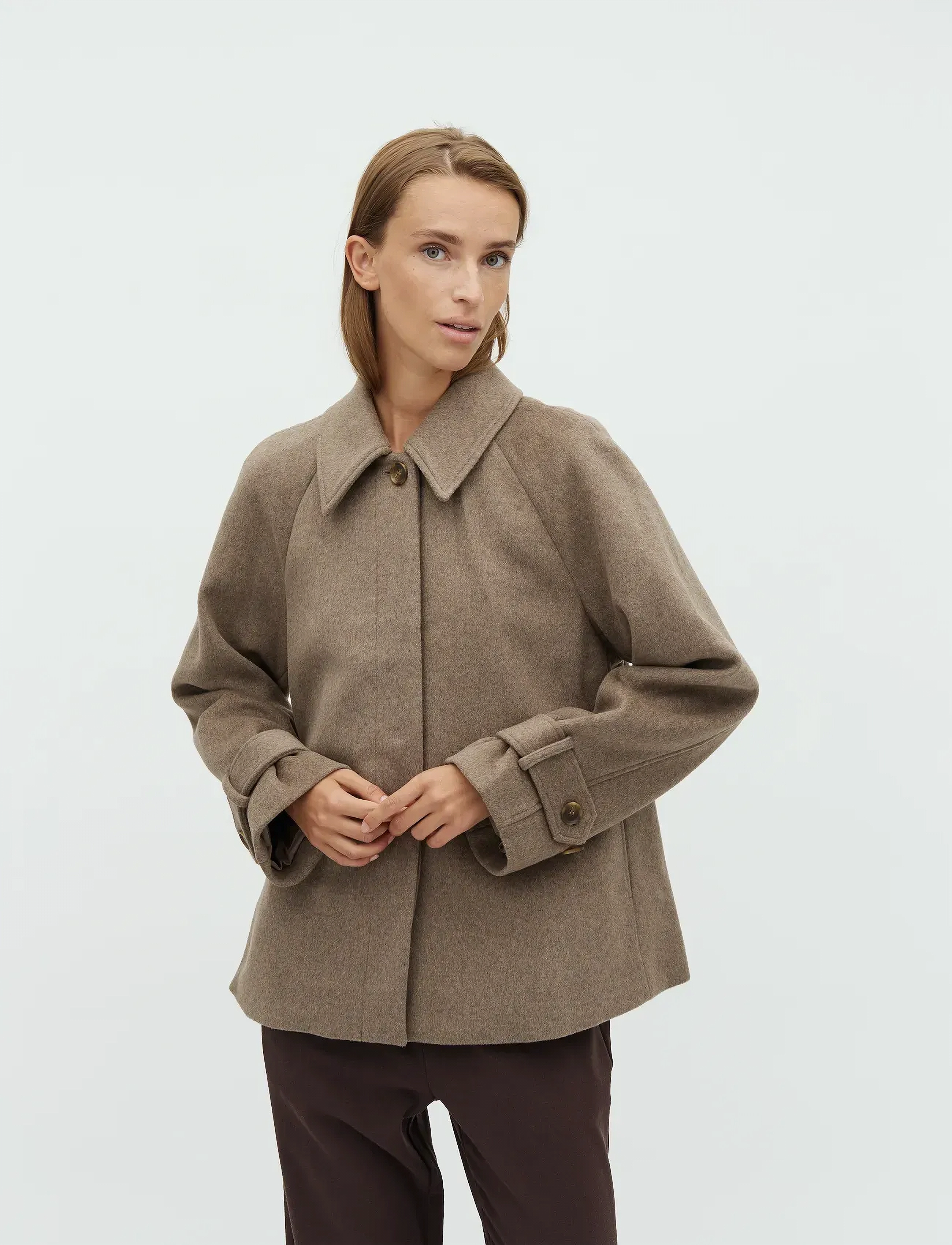 mbyM - Tary-M - bovenkleding - greige melange - 3