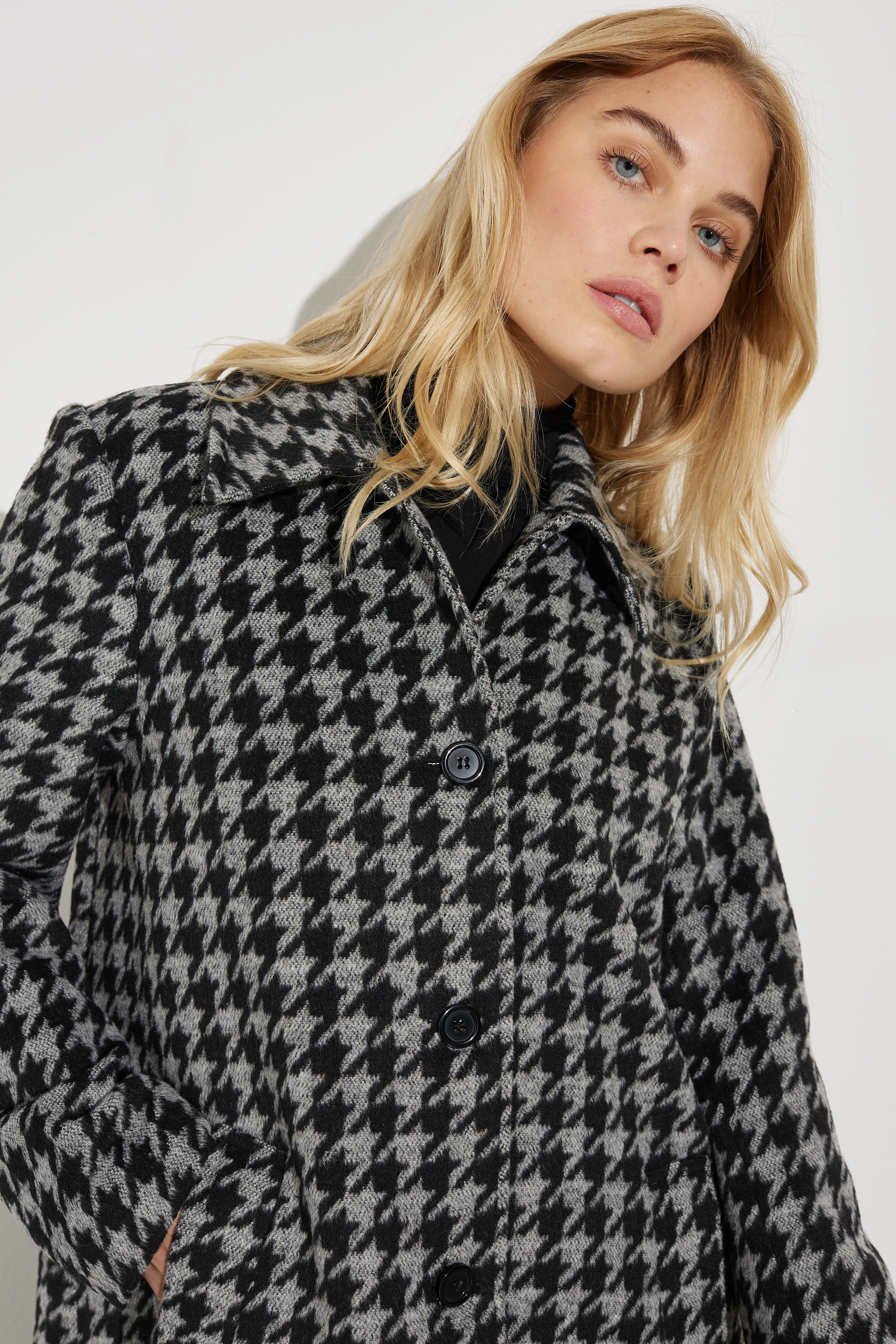 mbyM - Caprice-M - black grey houndstooth - 4