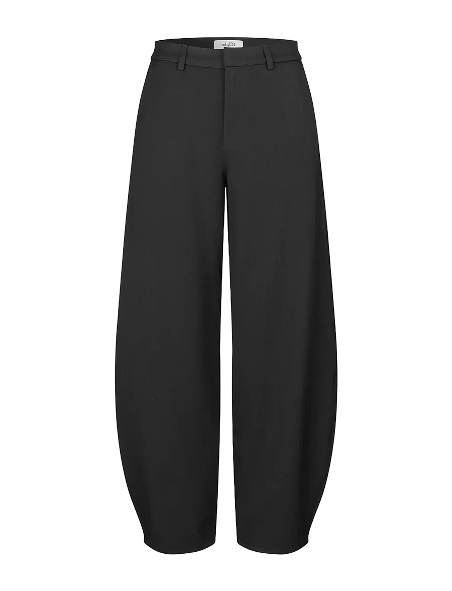 MBYM - Silira-M - hosen mit geradem bein - black - 1