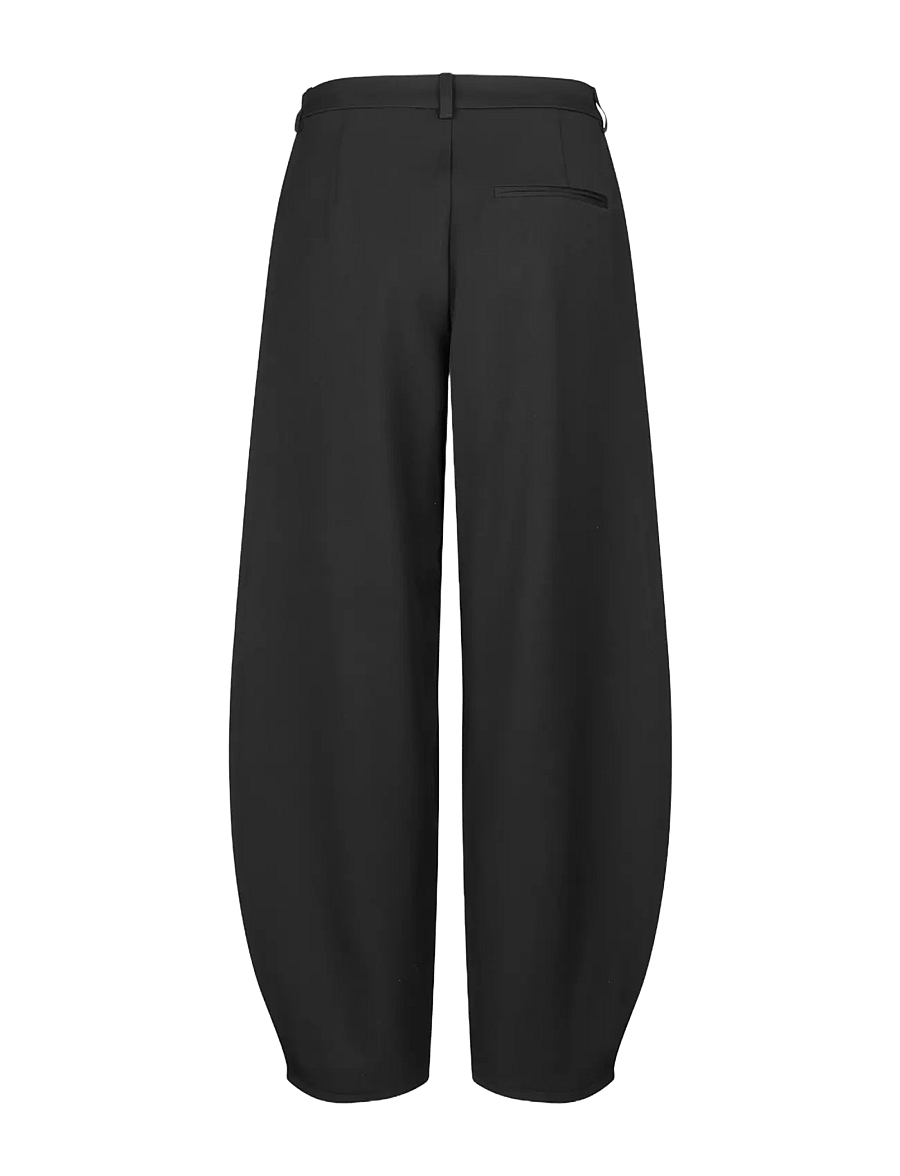 MBYM - Silira-M - hosen mit geradem bein - black - 2