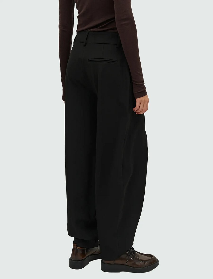 MBYM - Silira-M - hosen mit geradem bein - black - 4