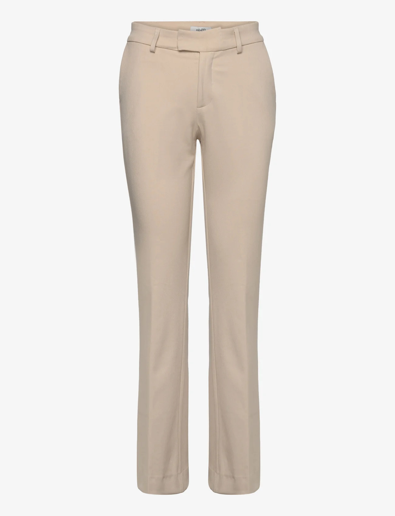 mbyM - Maii - straight leg trousers - oyster - 0