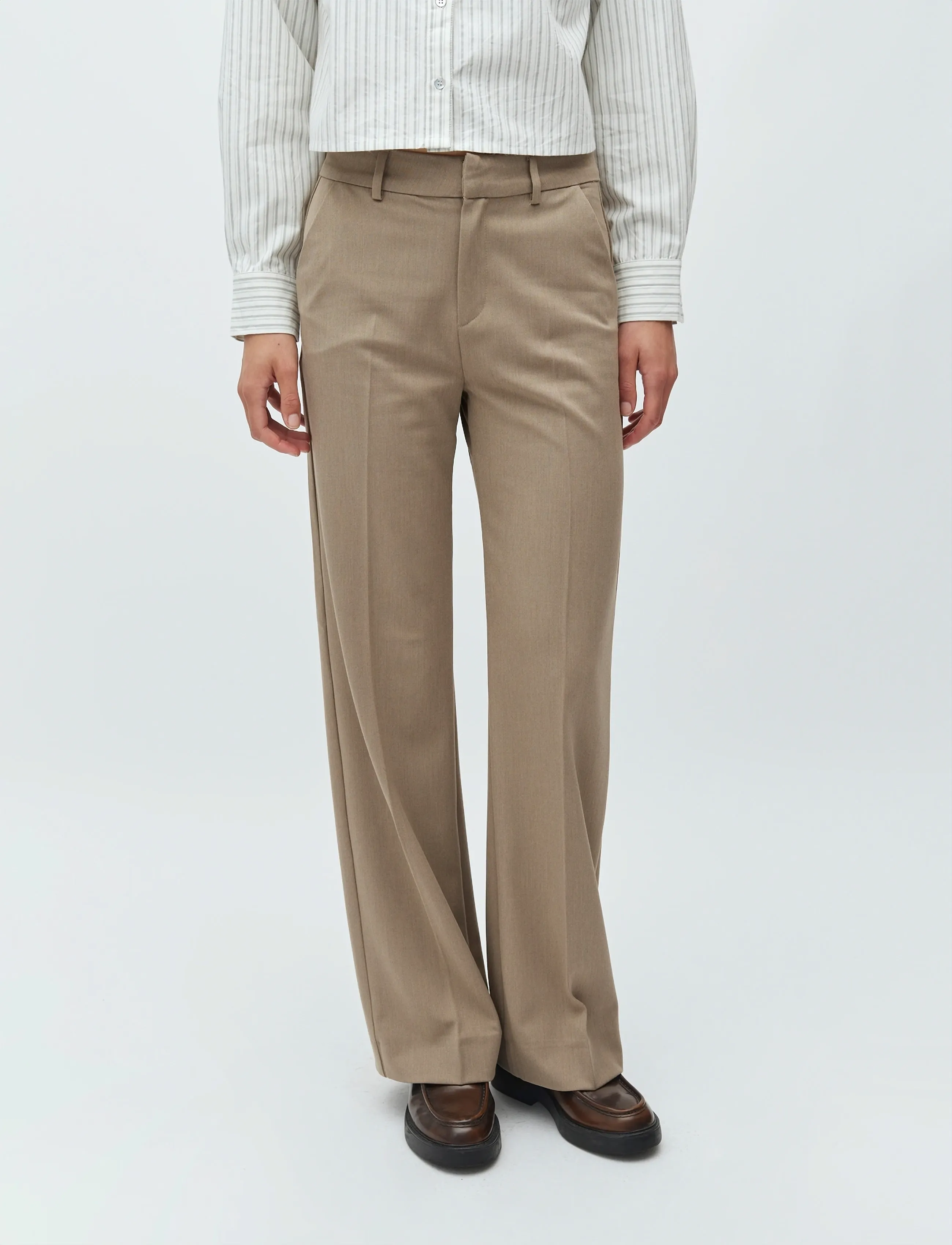 mbyM Gennie - Kleidung - TIMBER WOLF MEL. / beige