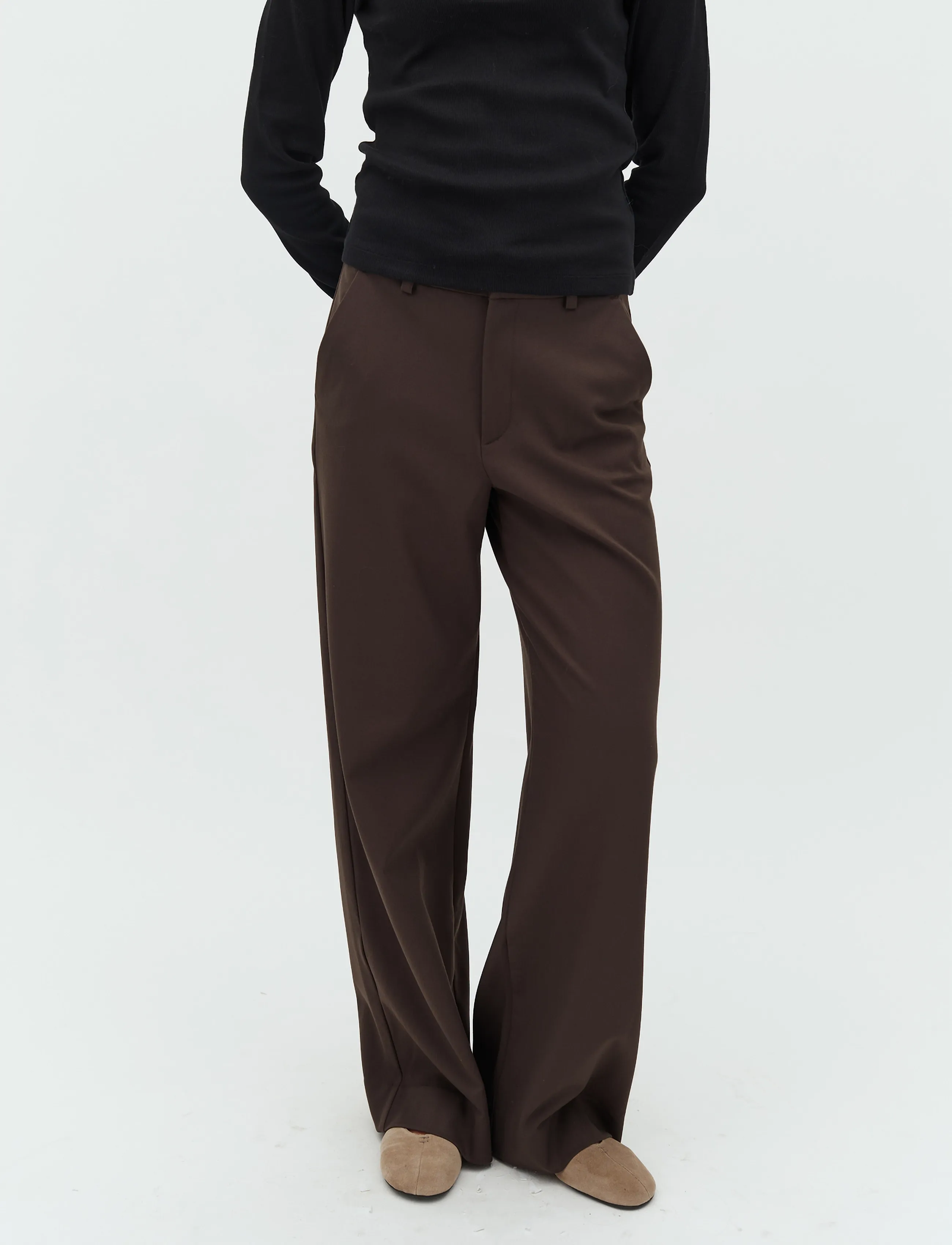 MBYM - Lucy-M - anzugshosen - coffee brown - 3