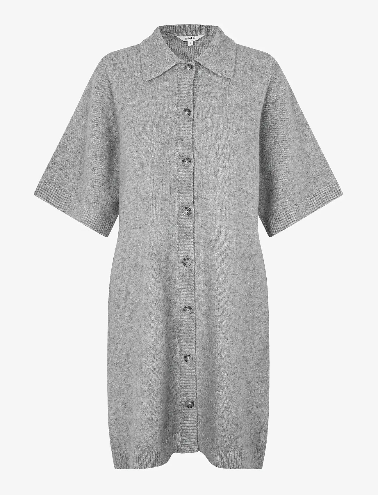 mbyM - Biman-M - strickkleider - medium grey melange - 0