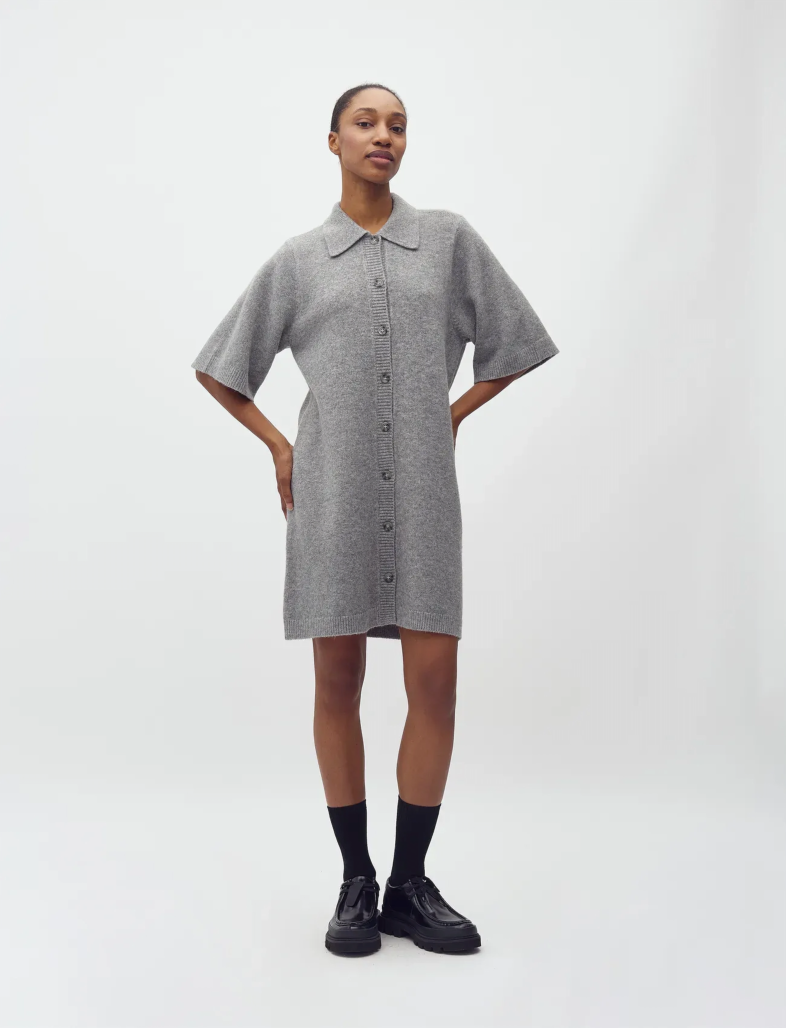 mbyM Biman-M - Tøj - MEDIUM GREY MELANGE / grey