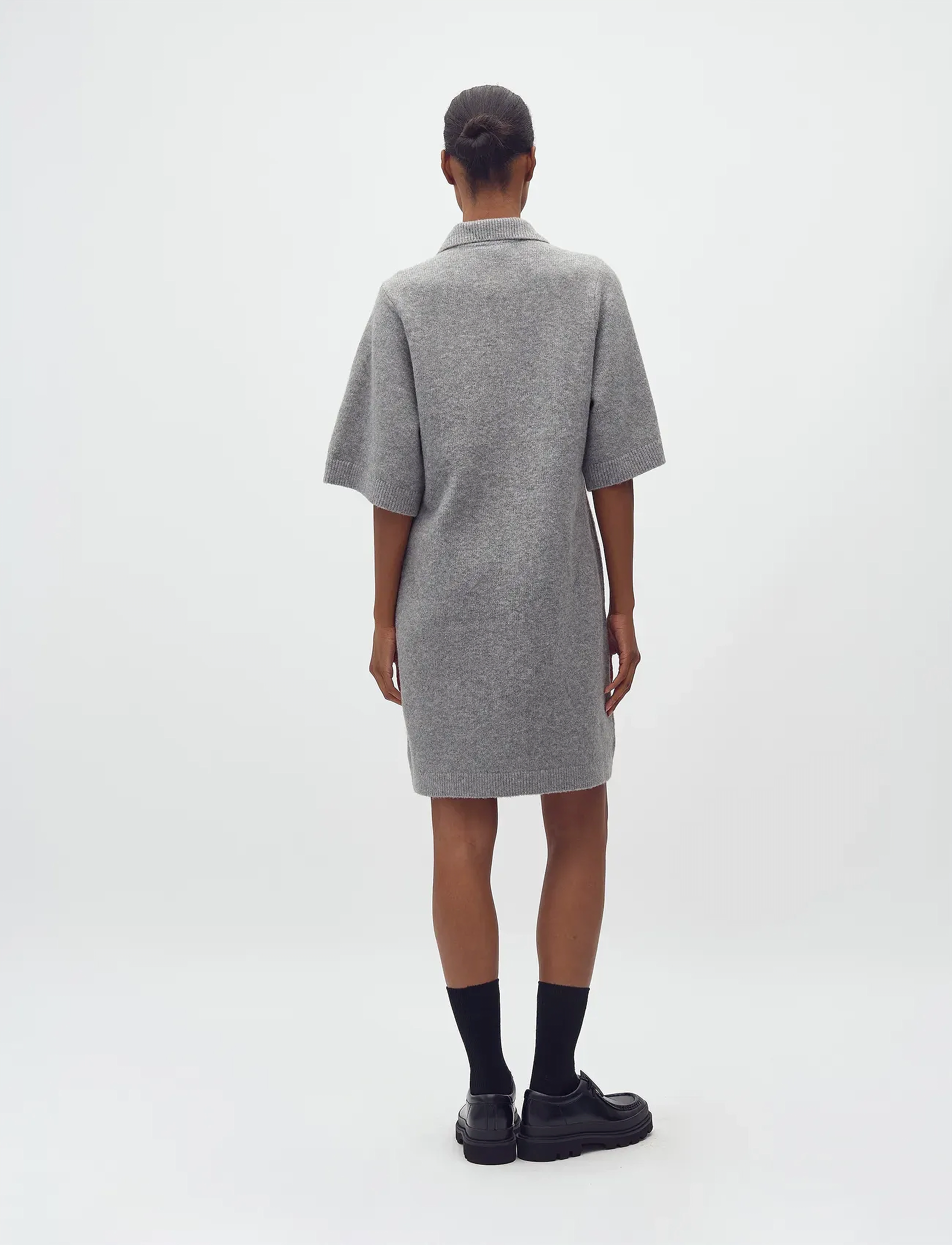mbyM - Biman-M - strikkjoler - medium grey melange - 3