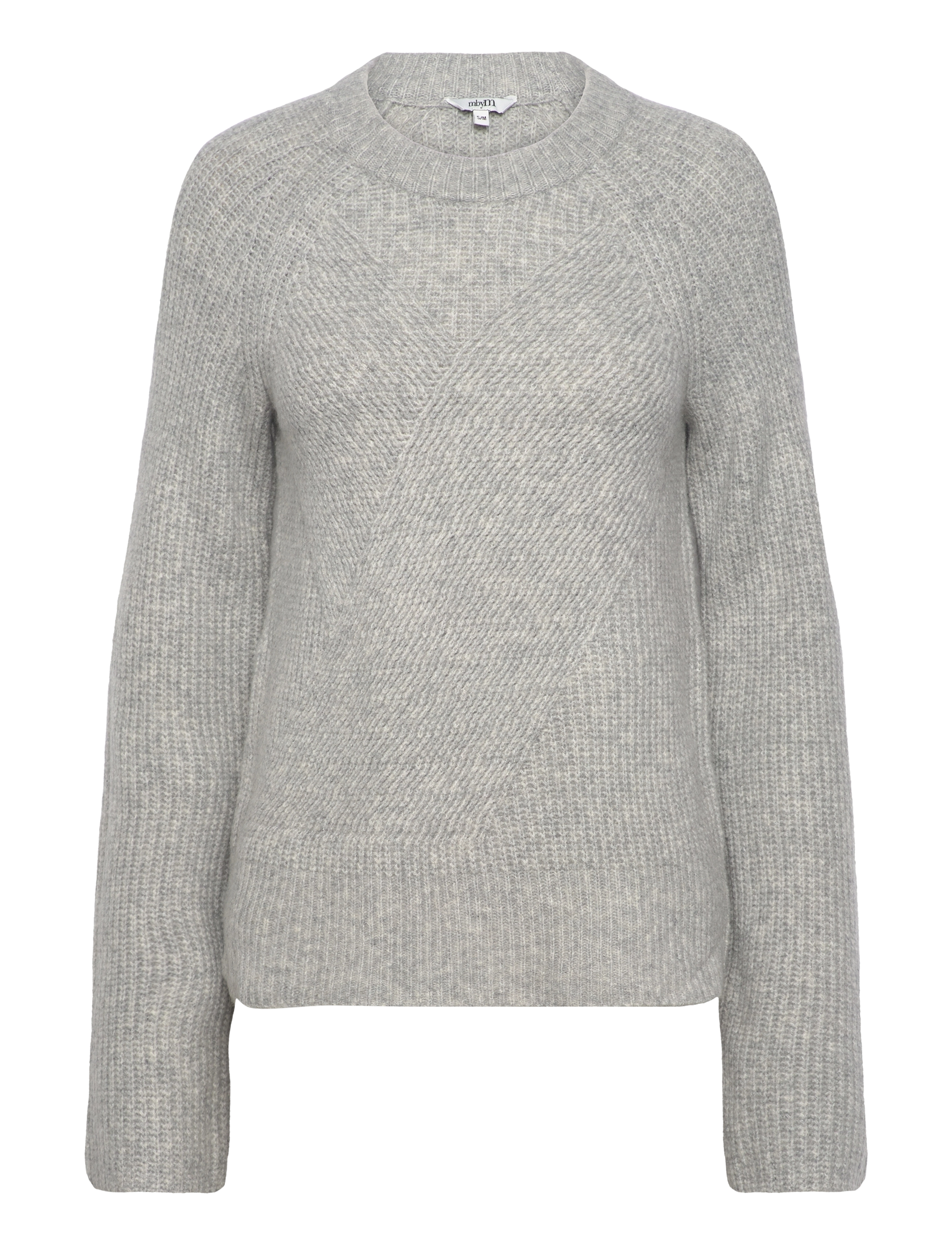 mbyM Knitty-M - Pullover - LIGHT GREY MELANGE / grey