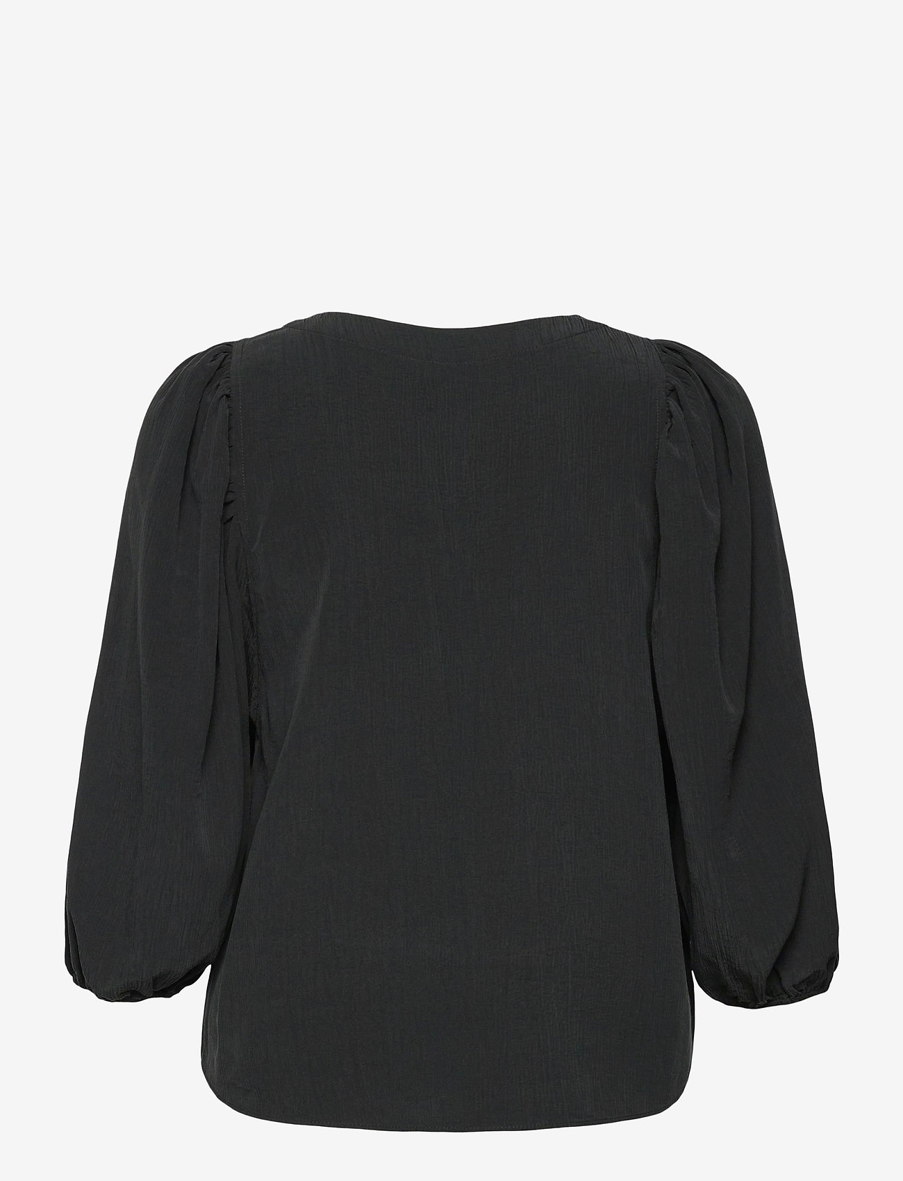 mbyM - Antoni - långärmade blusar - black - 2