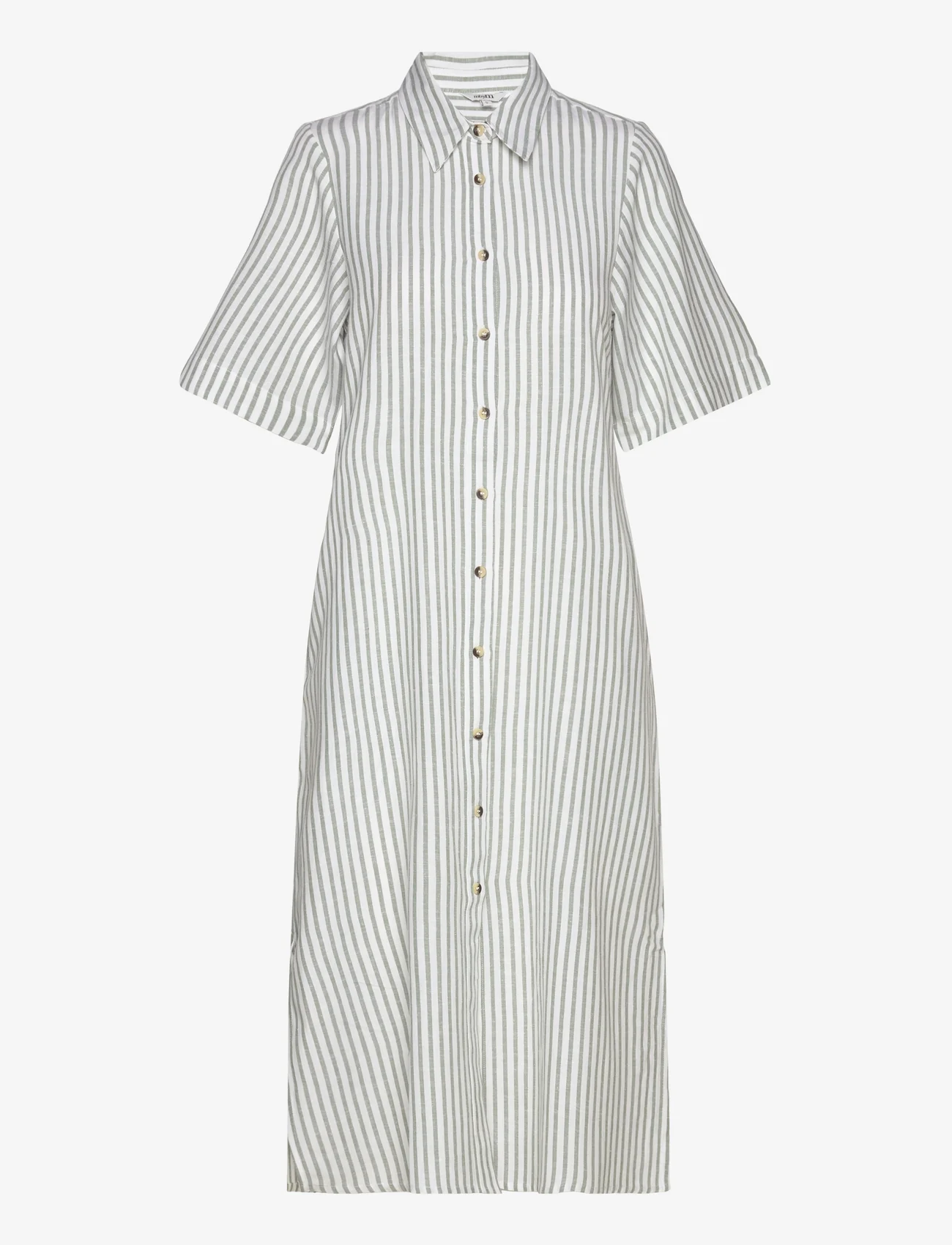 mbyM - Matteo-M - marškinių tipo suknelės - dayana hedge green stripe - 0