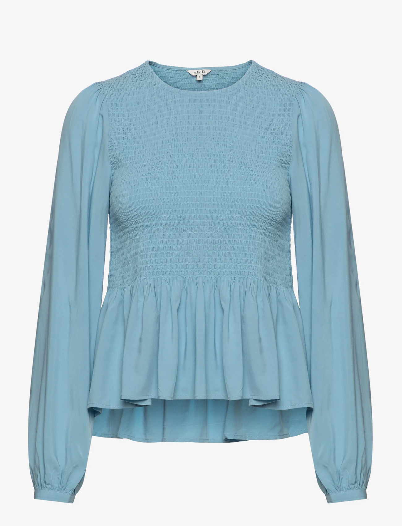 mbyM - Brynn-M - long-sleeved blouses - air blue - 0