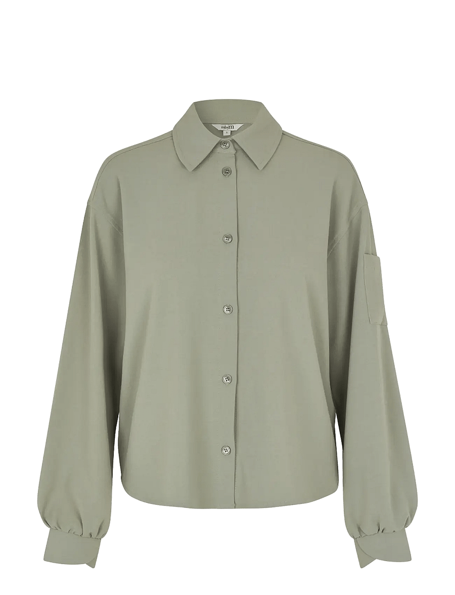 MBYM - Cammia-M - long-sleeved shirts - shadow - 0