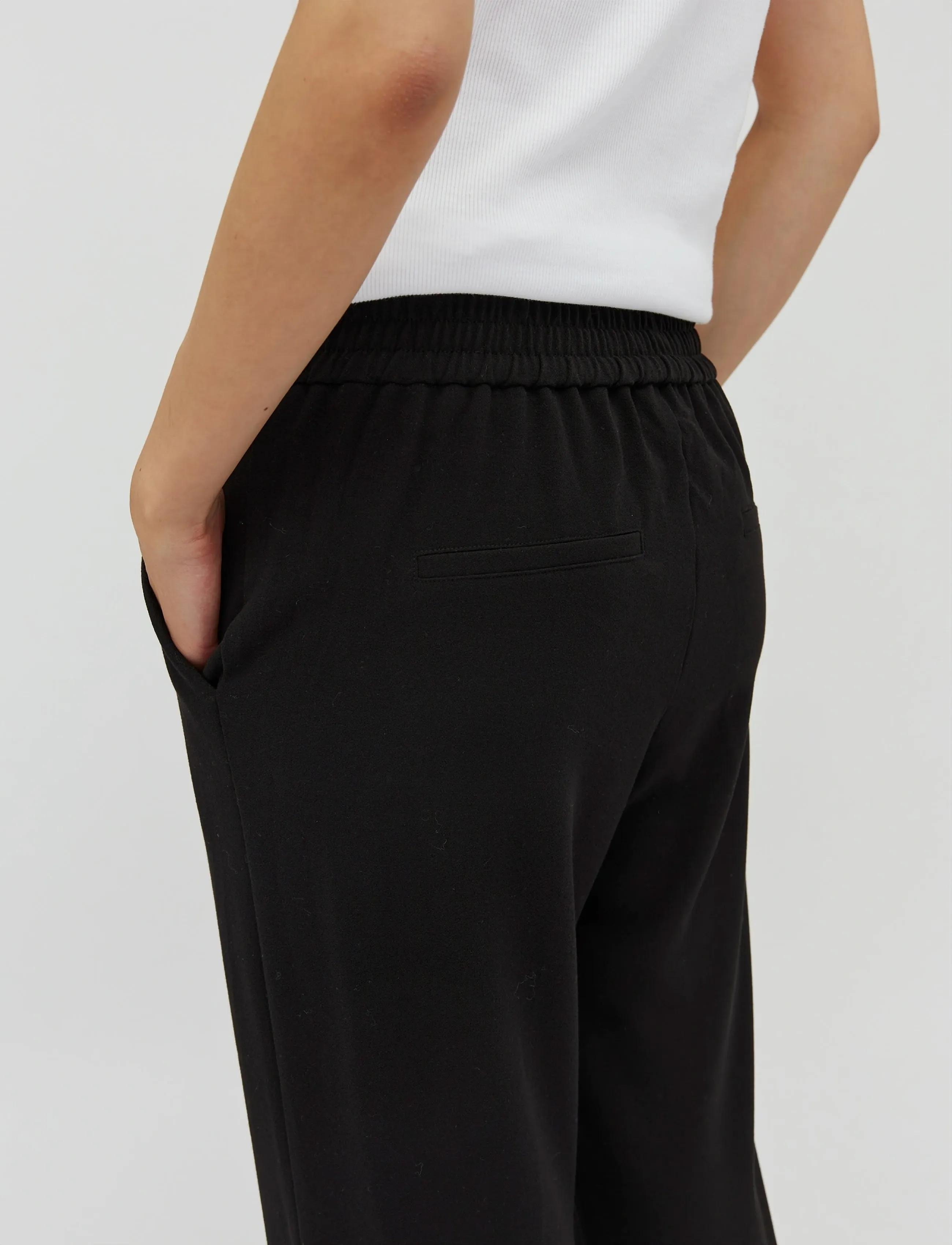 mbyM - Nina-M - straight leg hosen - black - 4