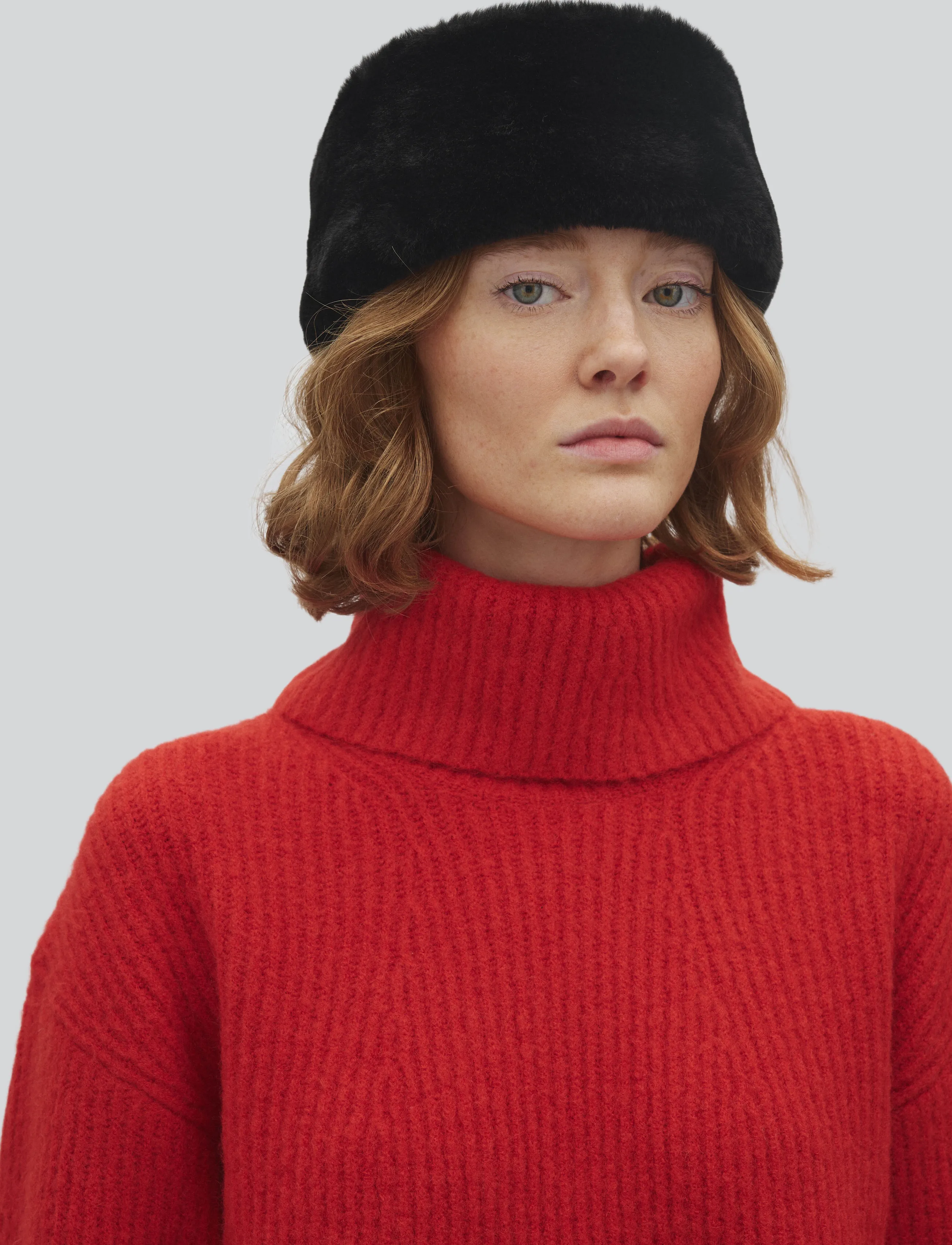 MBYM - Kemina-M - rollkragenpullover - deep red mix - 3