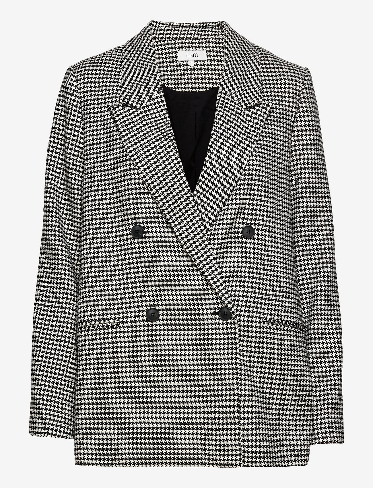 mbyM - Brennda - black white houndstooth - 0