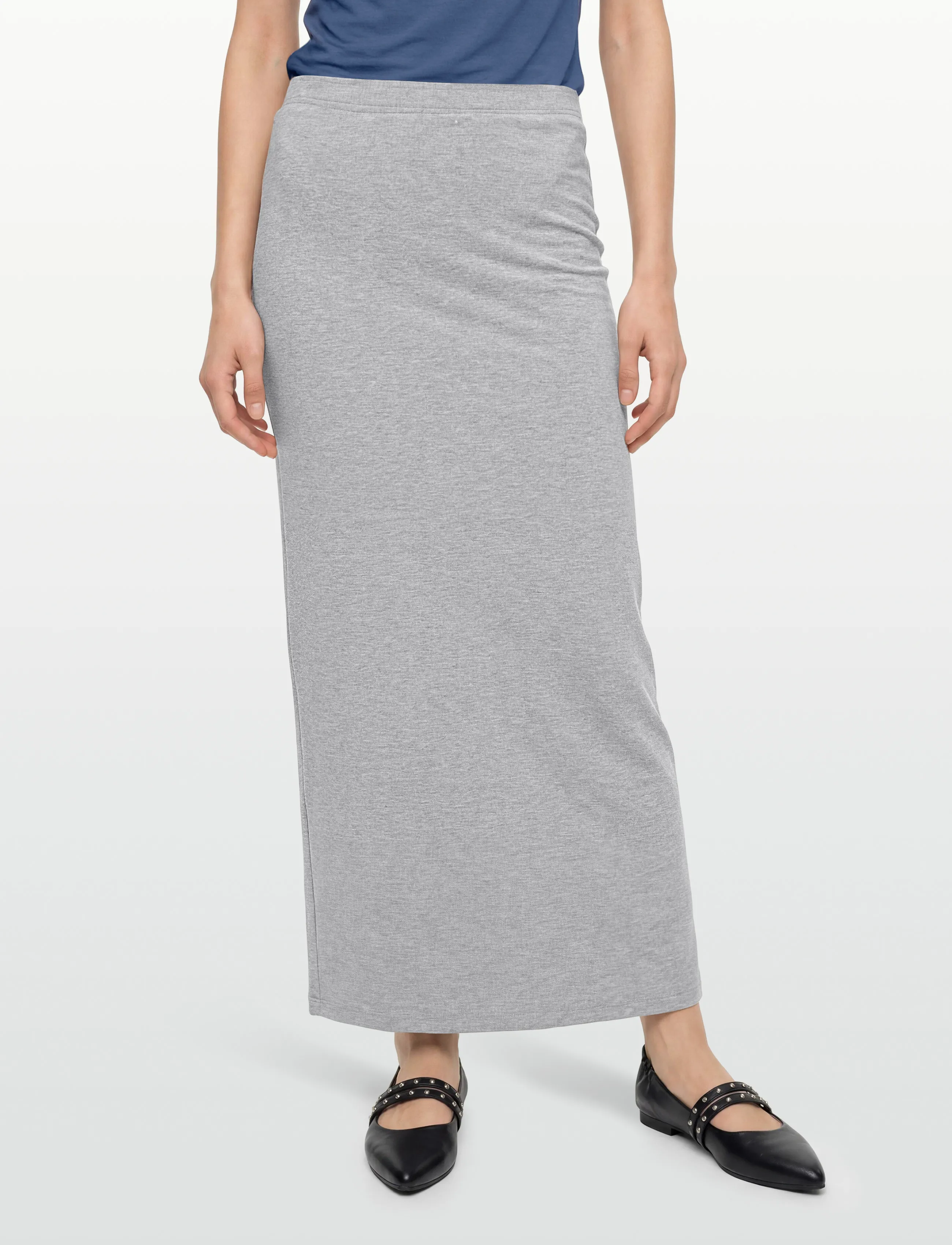 mbyM - Caranos-M - strikkede nederdele - light grey melange - 3