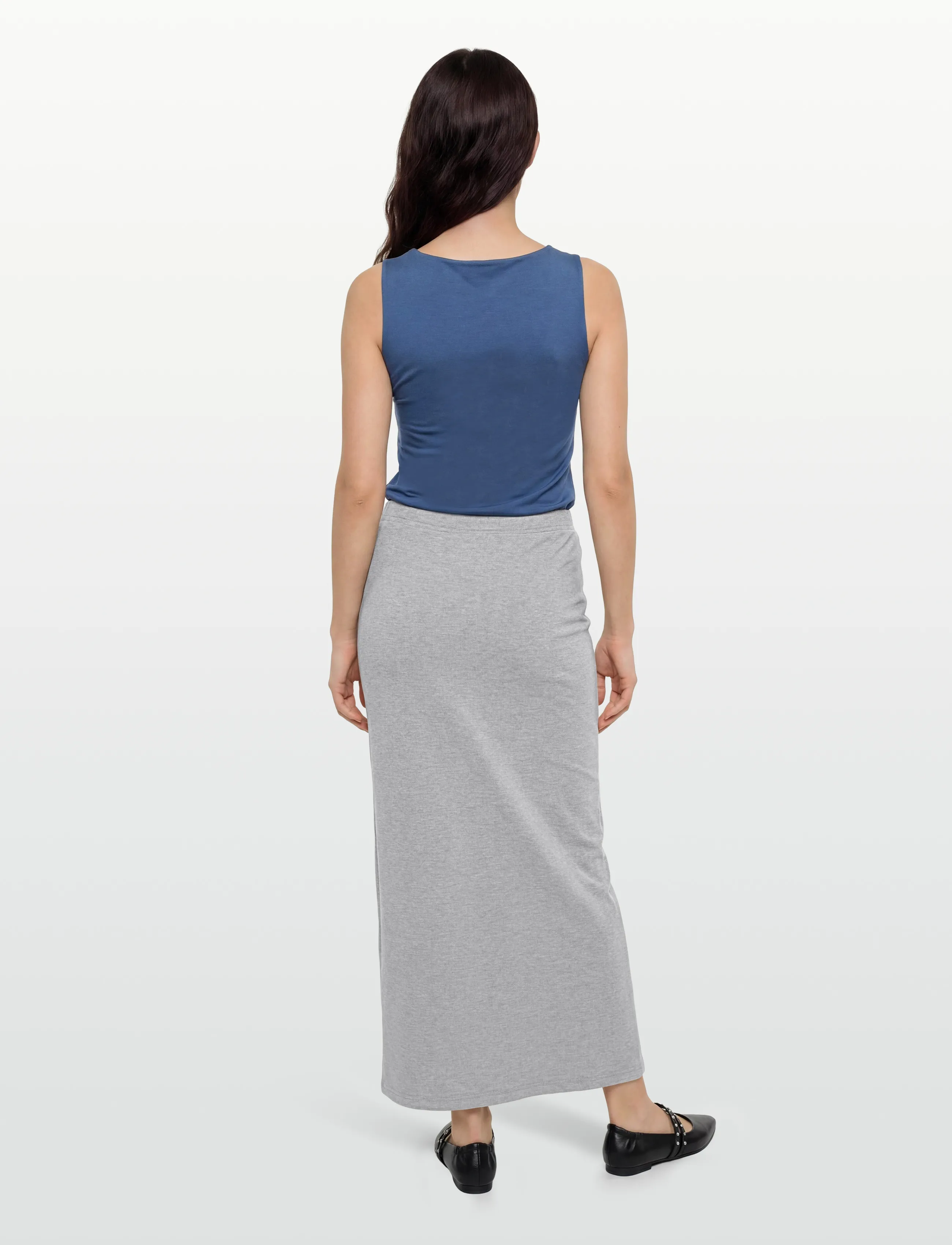 mbyM - Caranos-M - strikkede nederdele - light grey melange - 4