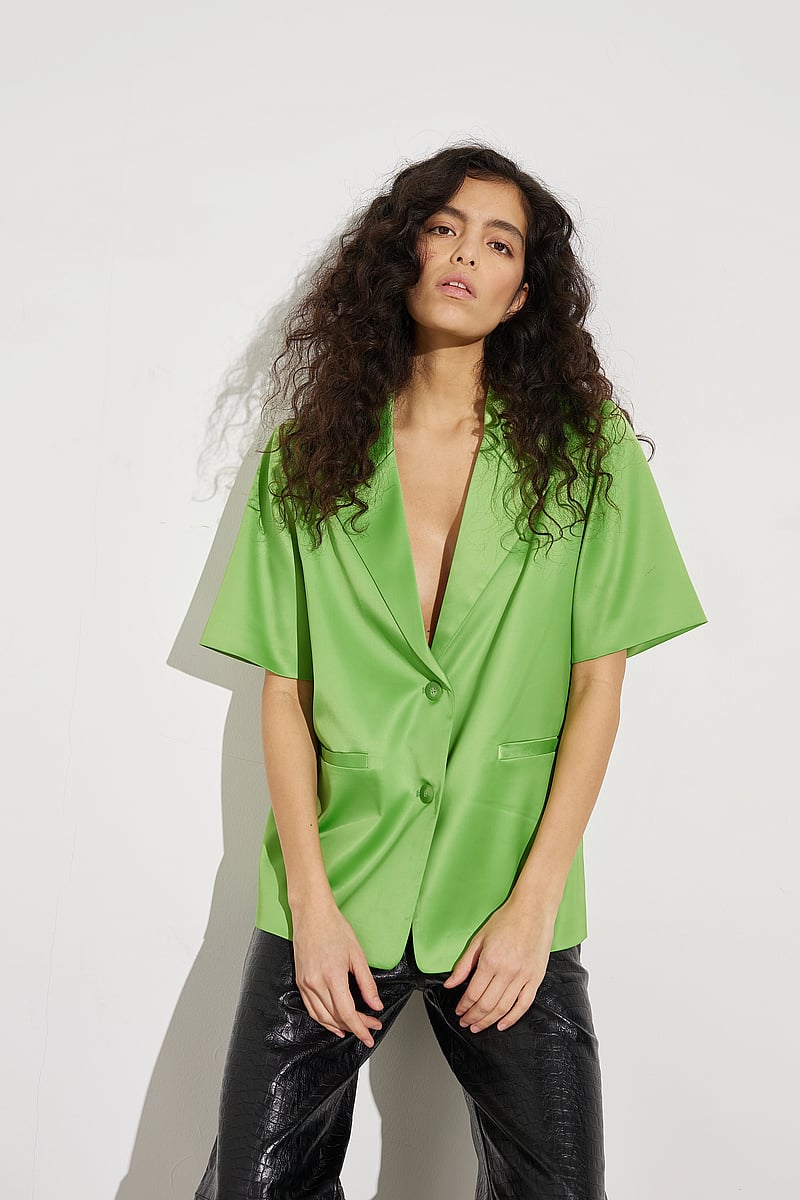 mbyM - Nikita-M - einreihige blazer - kiwi - 0