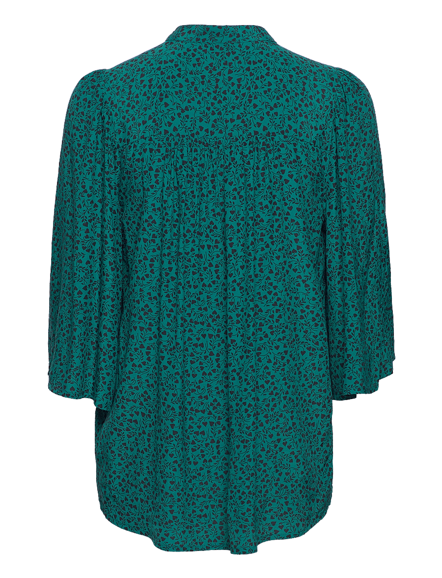 mbyM - Jaewon-M - blouses à manches longues - josina green print - 1