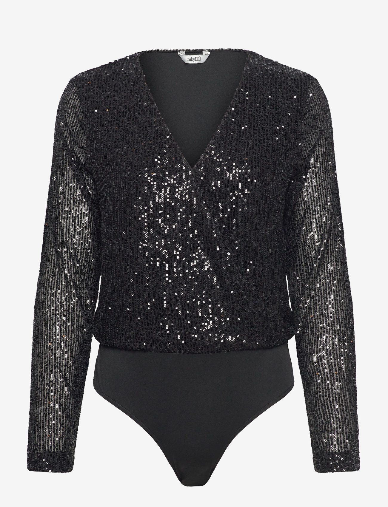 mbyM - Lilu-M - langärmlige blusen - black - 0