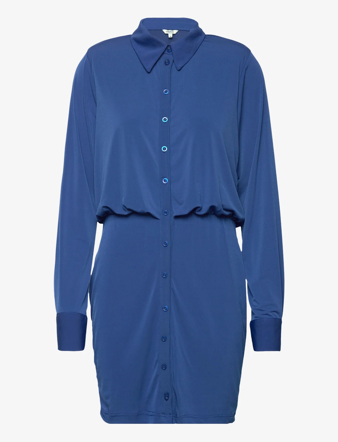 mbyM - Sloanna-M - skjortklänningar - sail blue - 0