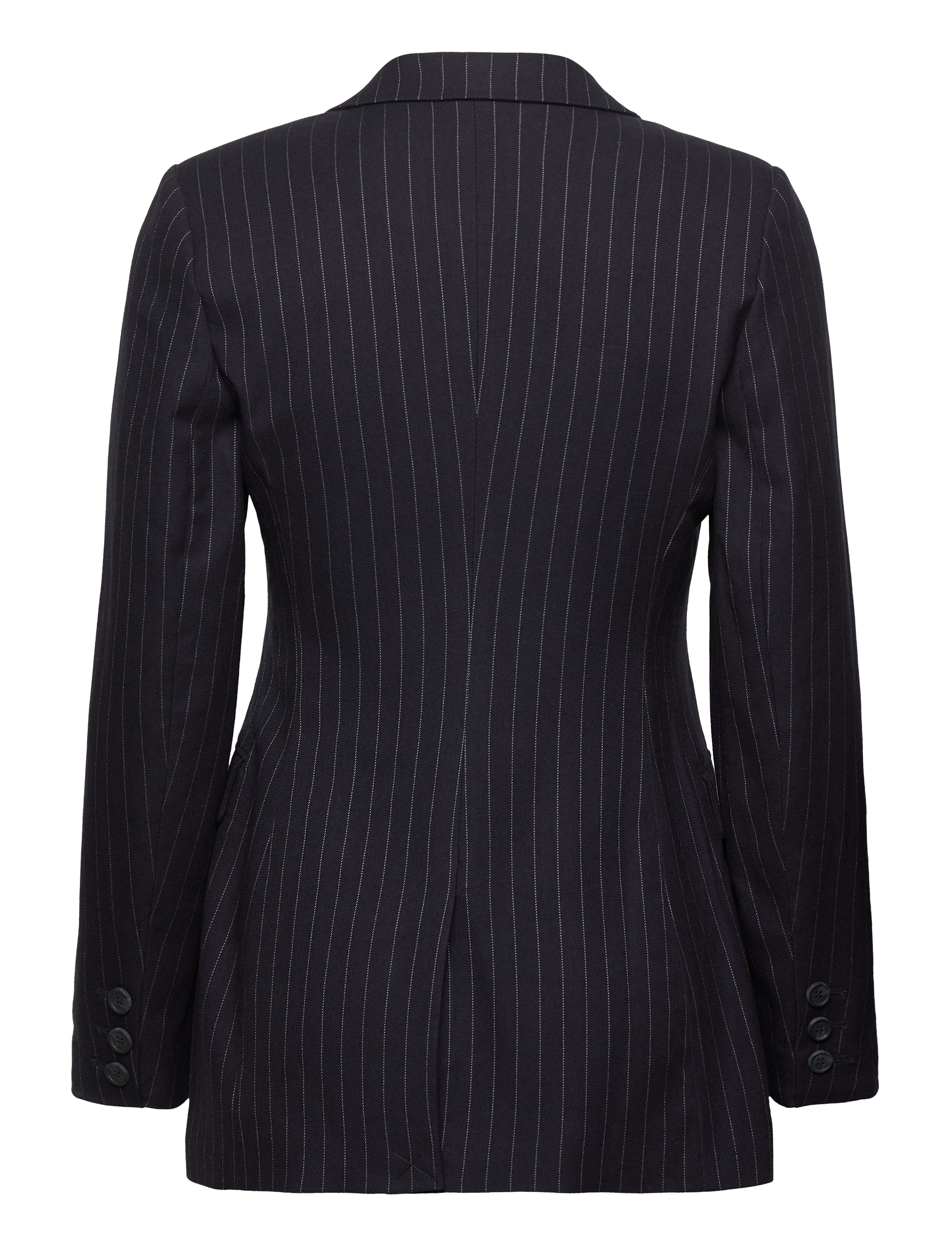 mbyM - Hermia-M - navy blue pinstripe - 1