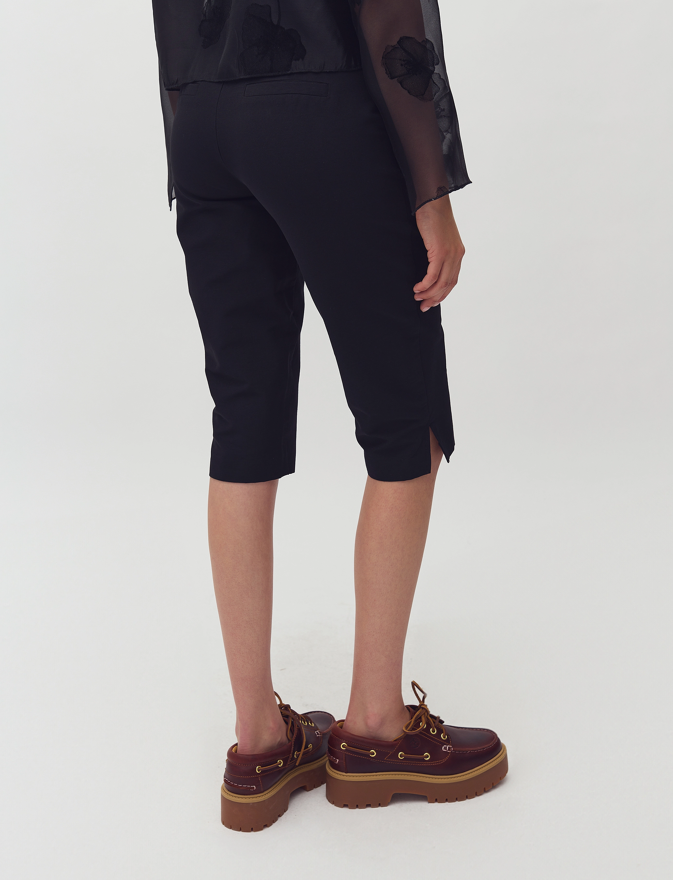 mbyM - Capriana-M - capribyxor - black - 4