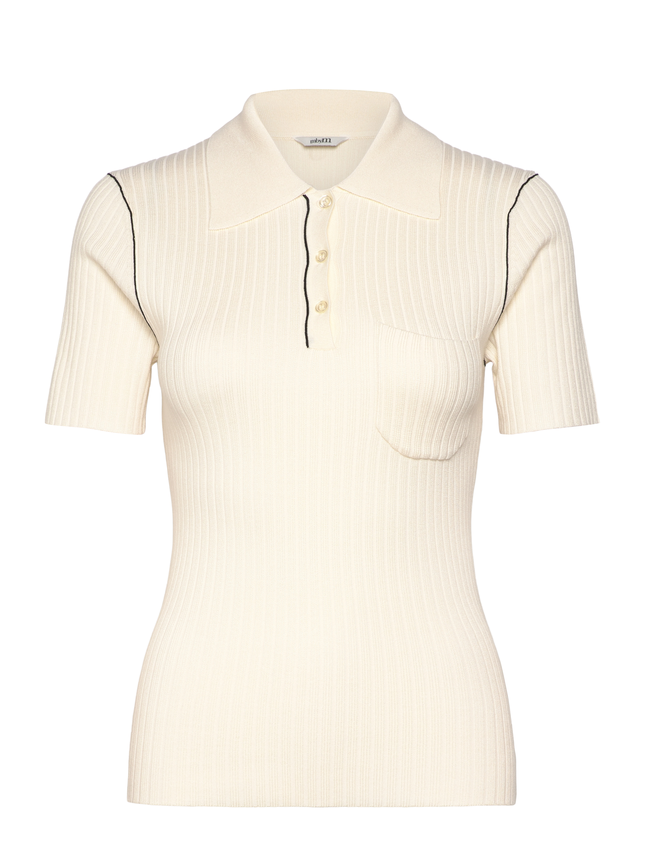 mbyM Paoula SS-M - Tøj - SUGAR / beige