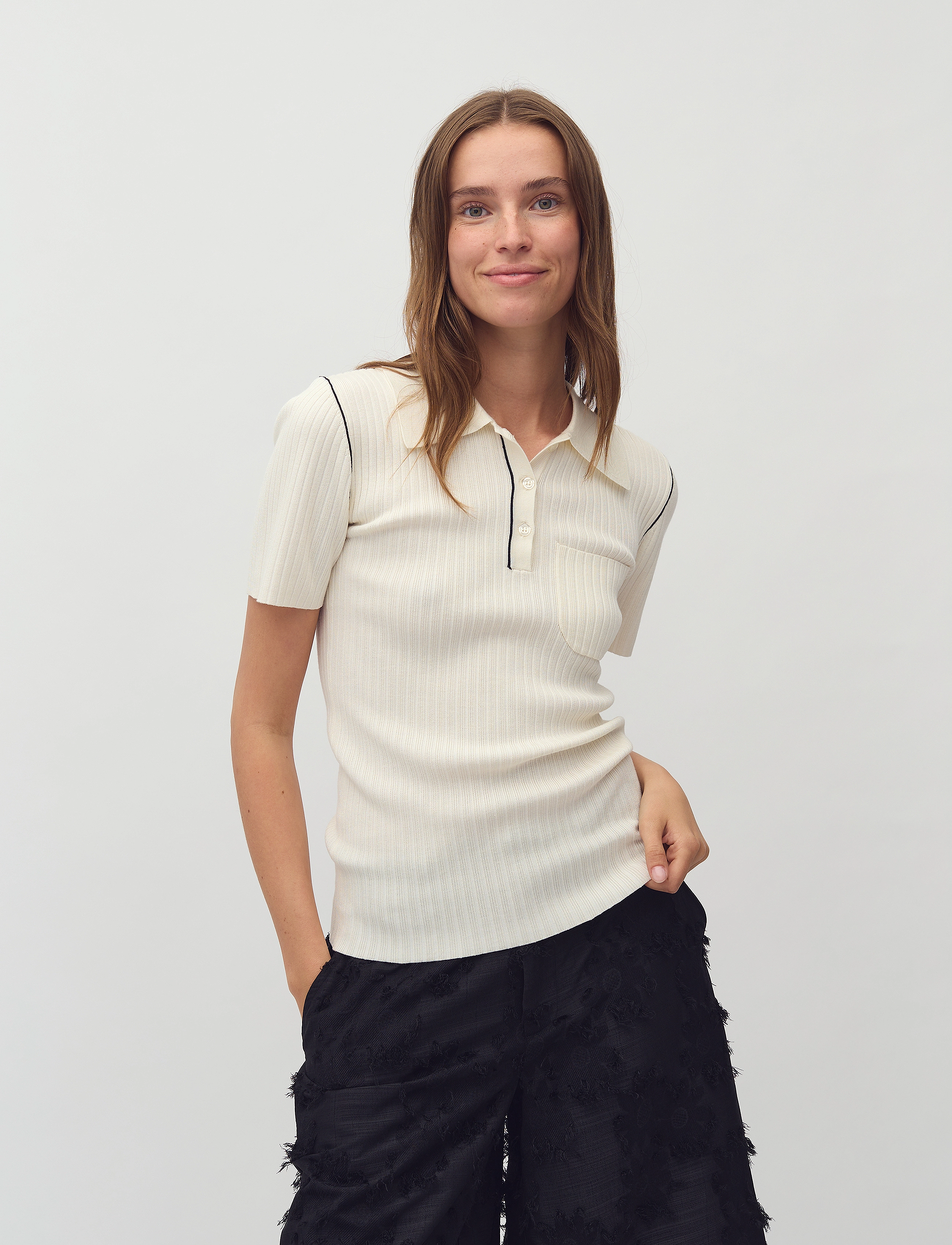 mbyM Paoula SS-M - T-Shirts & Tops - SUGAR / beige