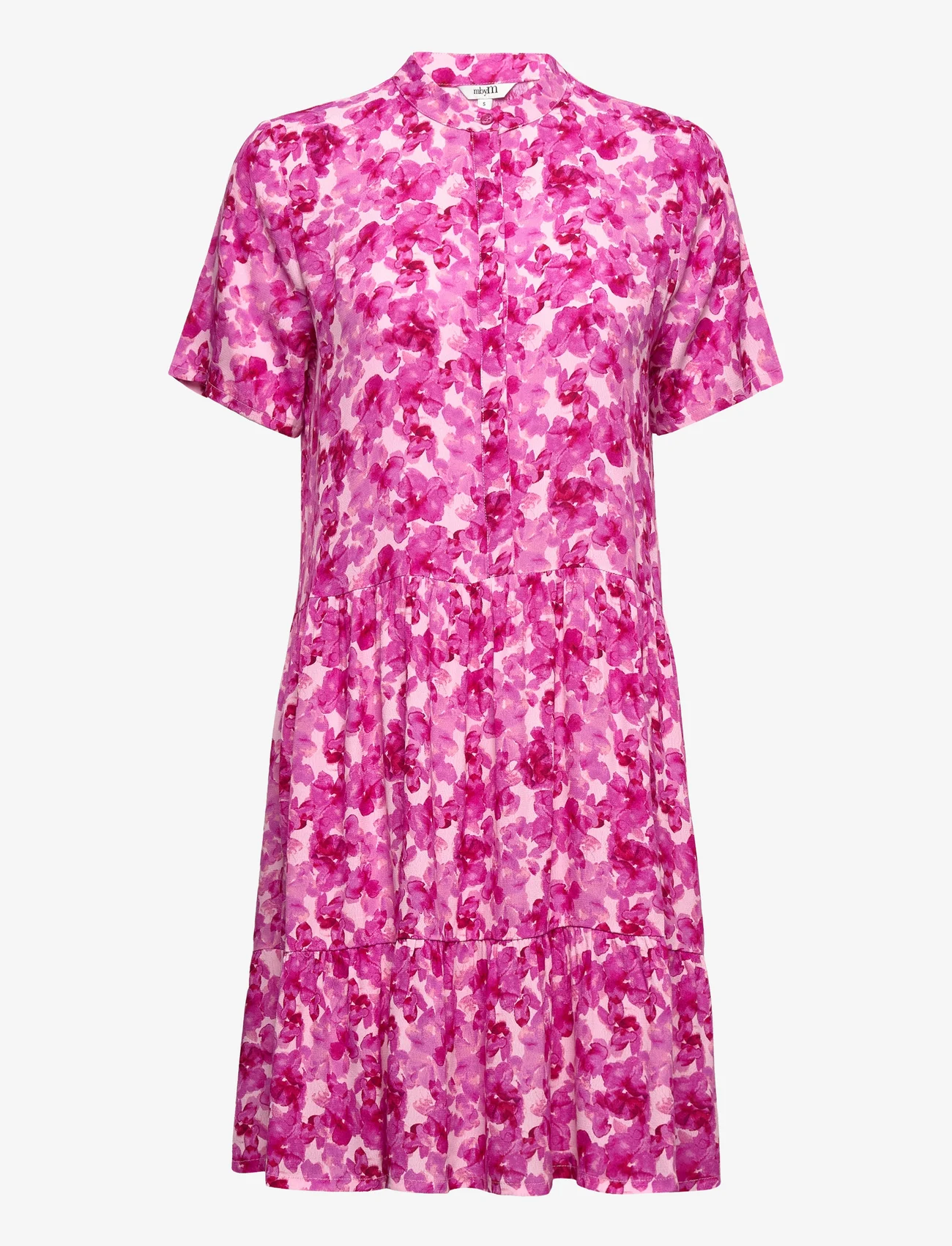 mbyM - Lecia-M - sukienki koszulowe - nela print pink - 0
