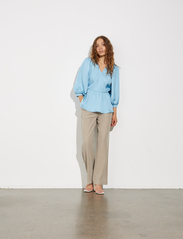 mbyM - Adara-M - long-sleeved blouses - air blue - 4