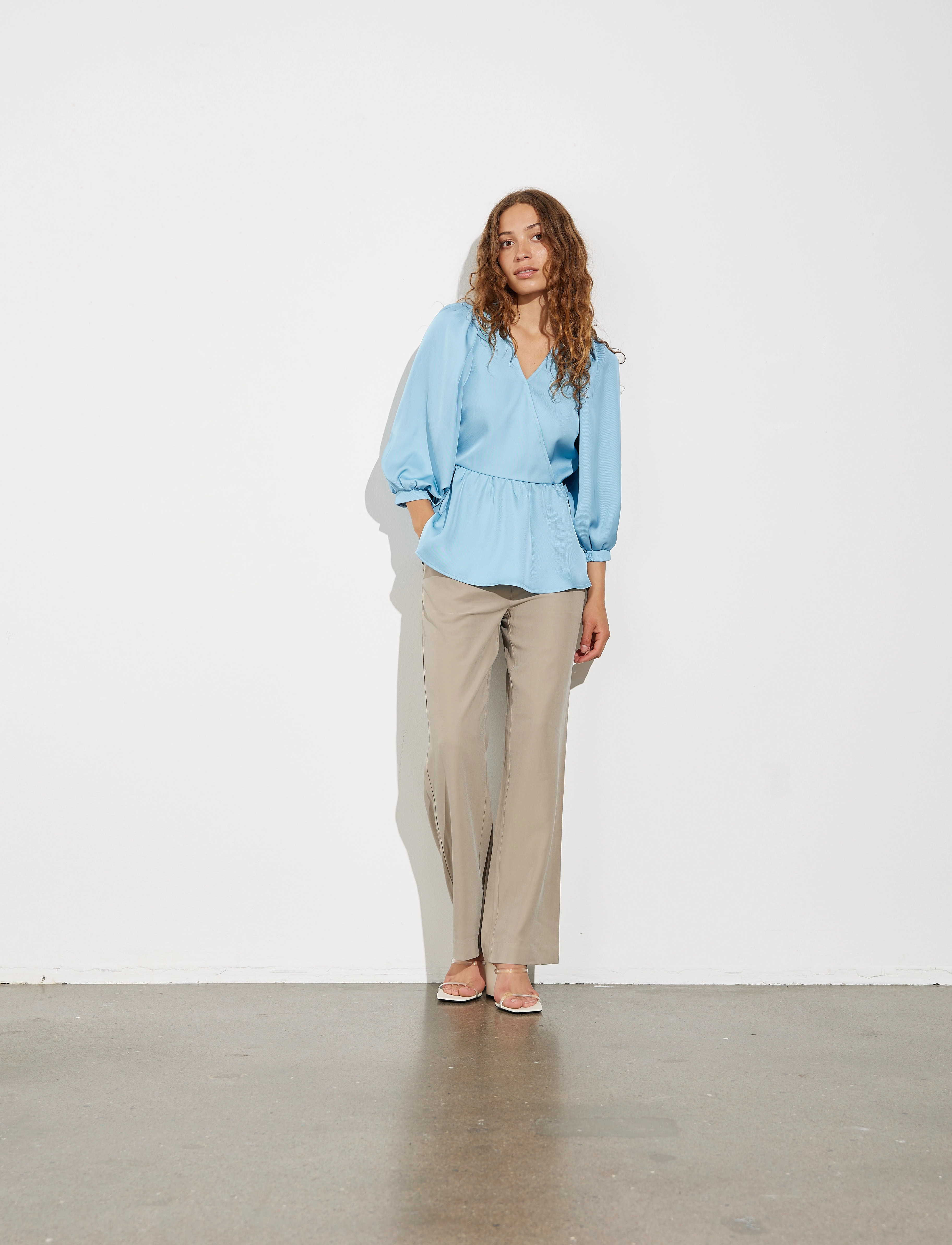 mbyM - Adara-M - langærmede bluser - air blue - 4