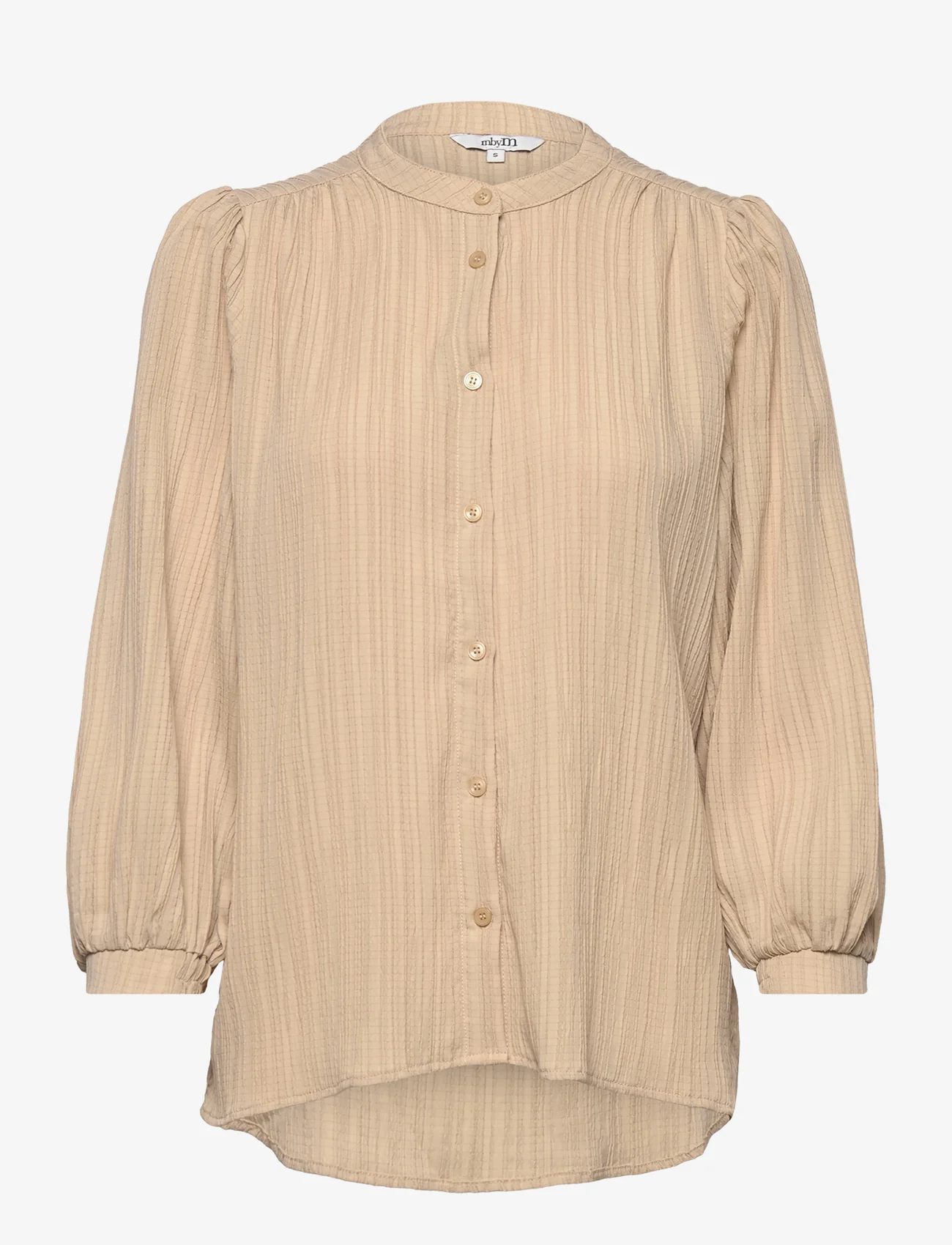 mbyM - Solstice-M - long-sleeved blouses - créme brulée - 0