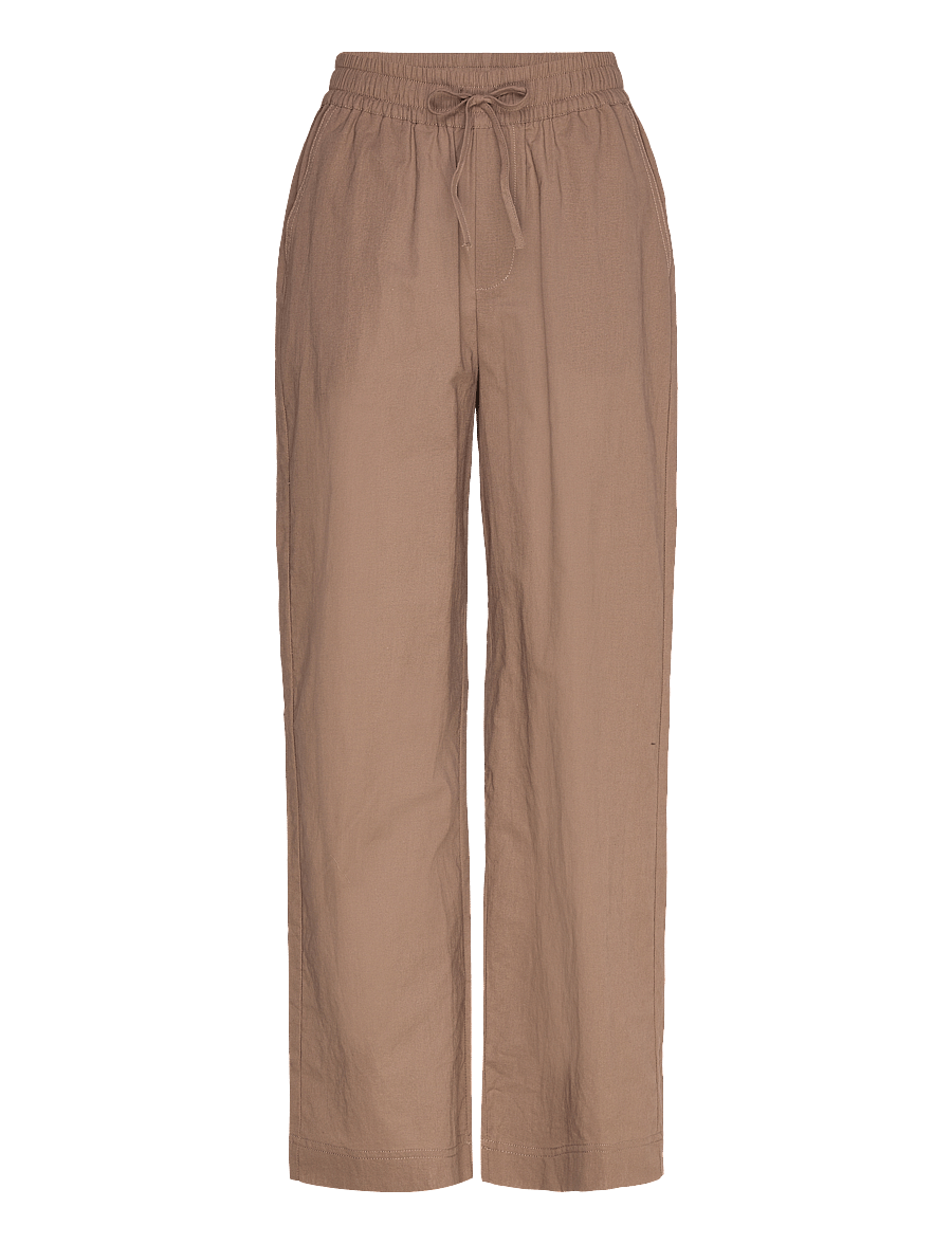 mbyM - Grasielle-M - linnebyxor - fossil brown - 0