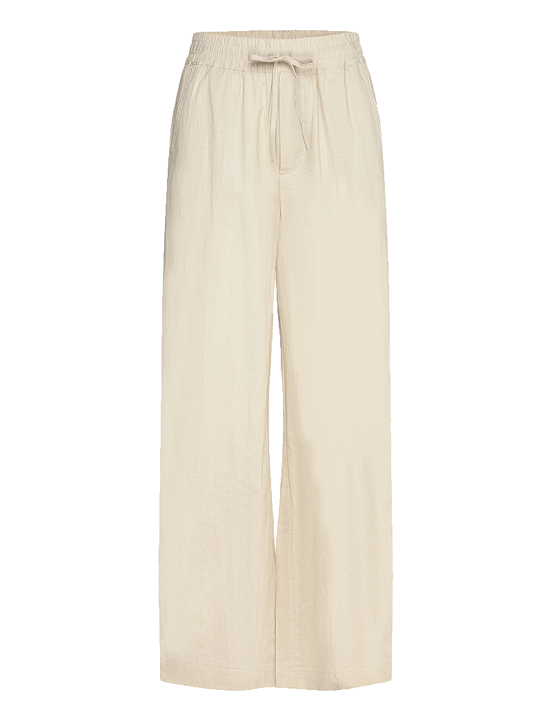 mbyM - Grasielle-M - lininės kelnės - oyster - 0