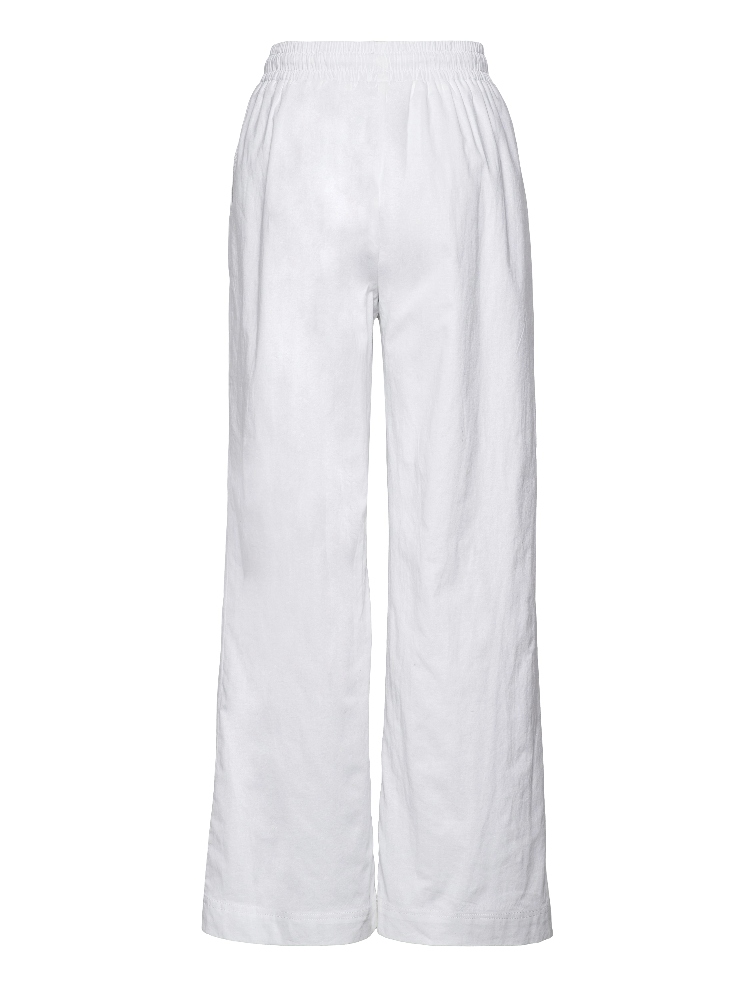mbyM - Grasielle-M - leveälahkeiset housut - white - 2