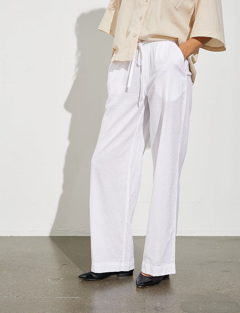 mbyM - Grasielle-M - linen trousers - white - 3