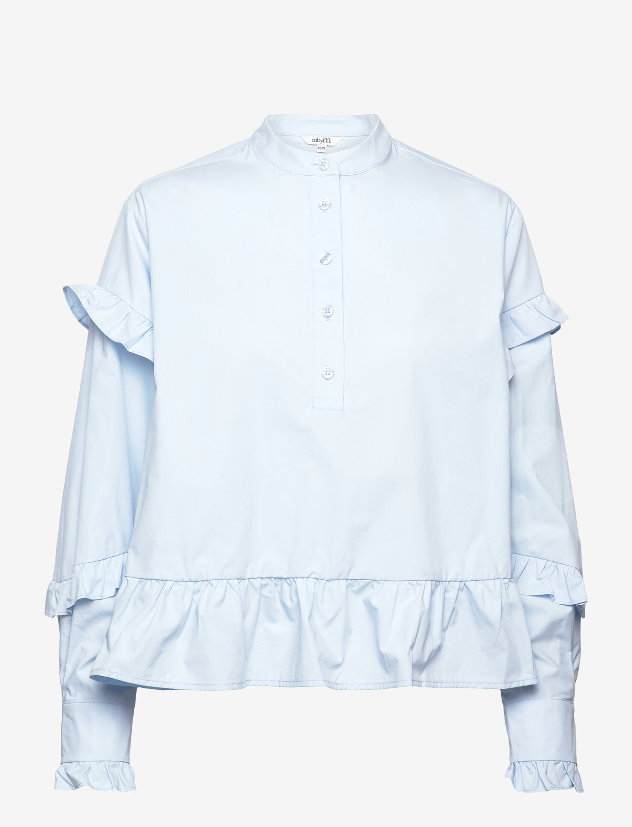 mbyM - Elodia-M - langärmlige blusen - blue dreams - 0