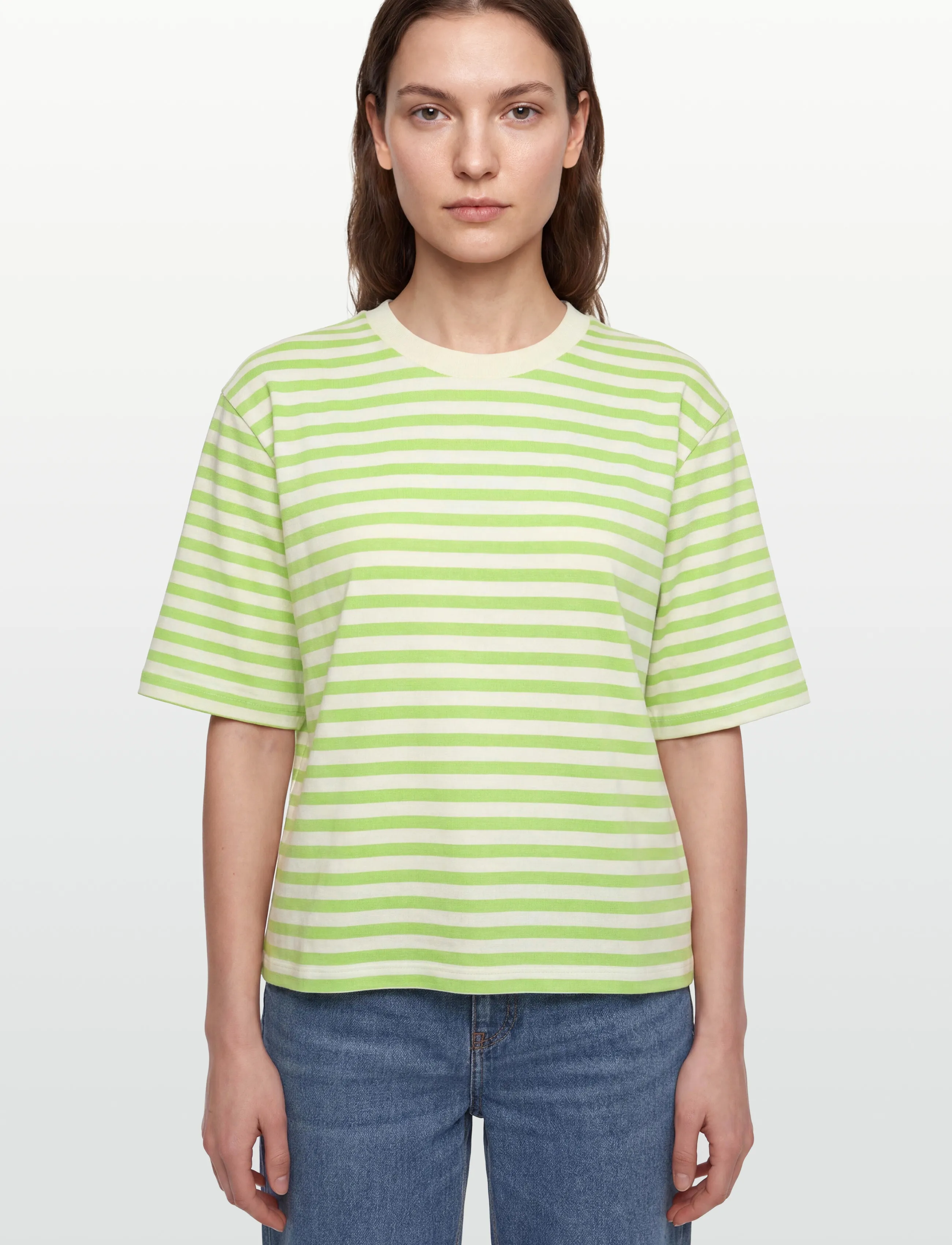 mbyM - Emrys-M - t-skjorter - sunny lime sugar stripe - 3