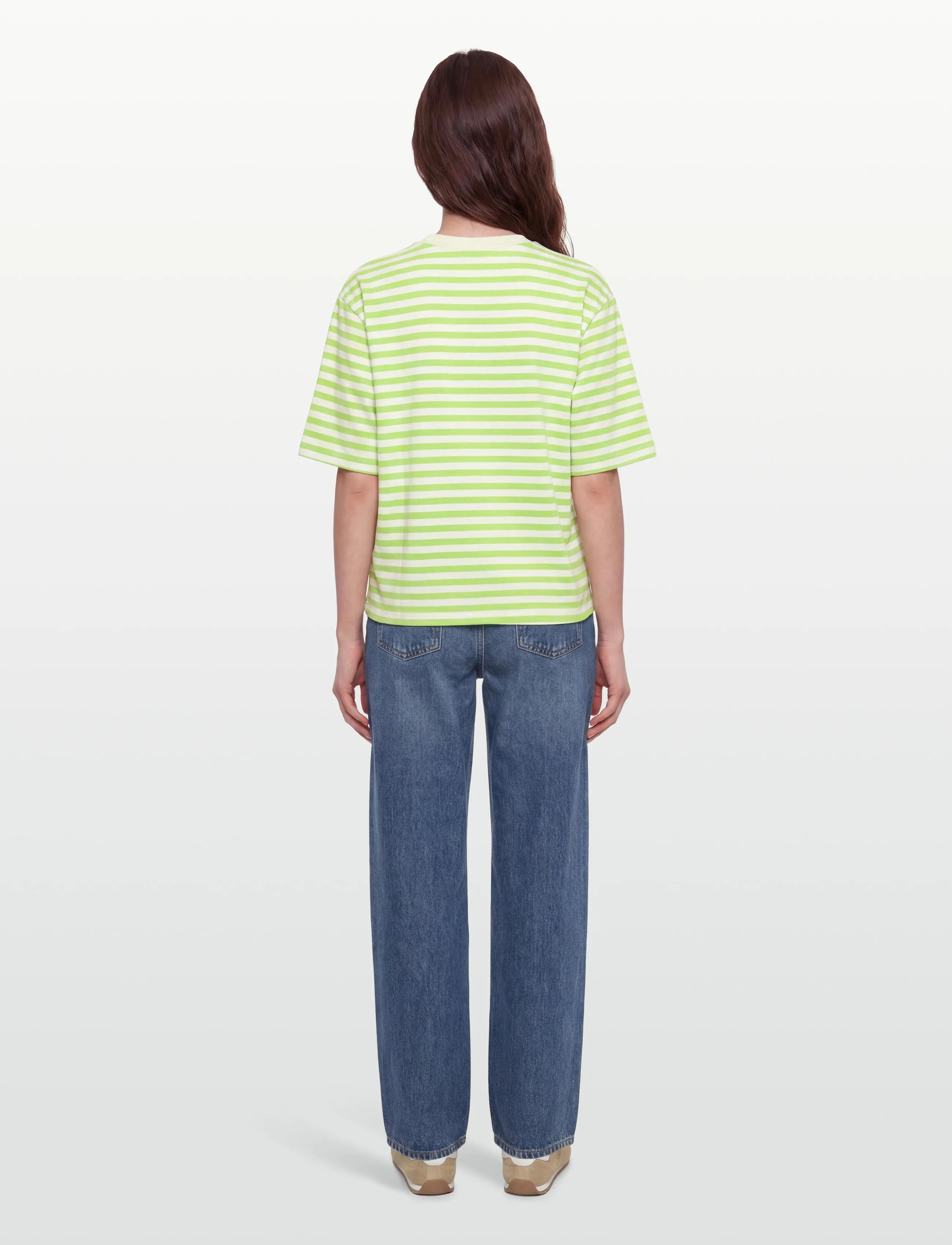 mbyM - Emrys-M - t-skjorter - sunny lime sugar stripe - 4