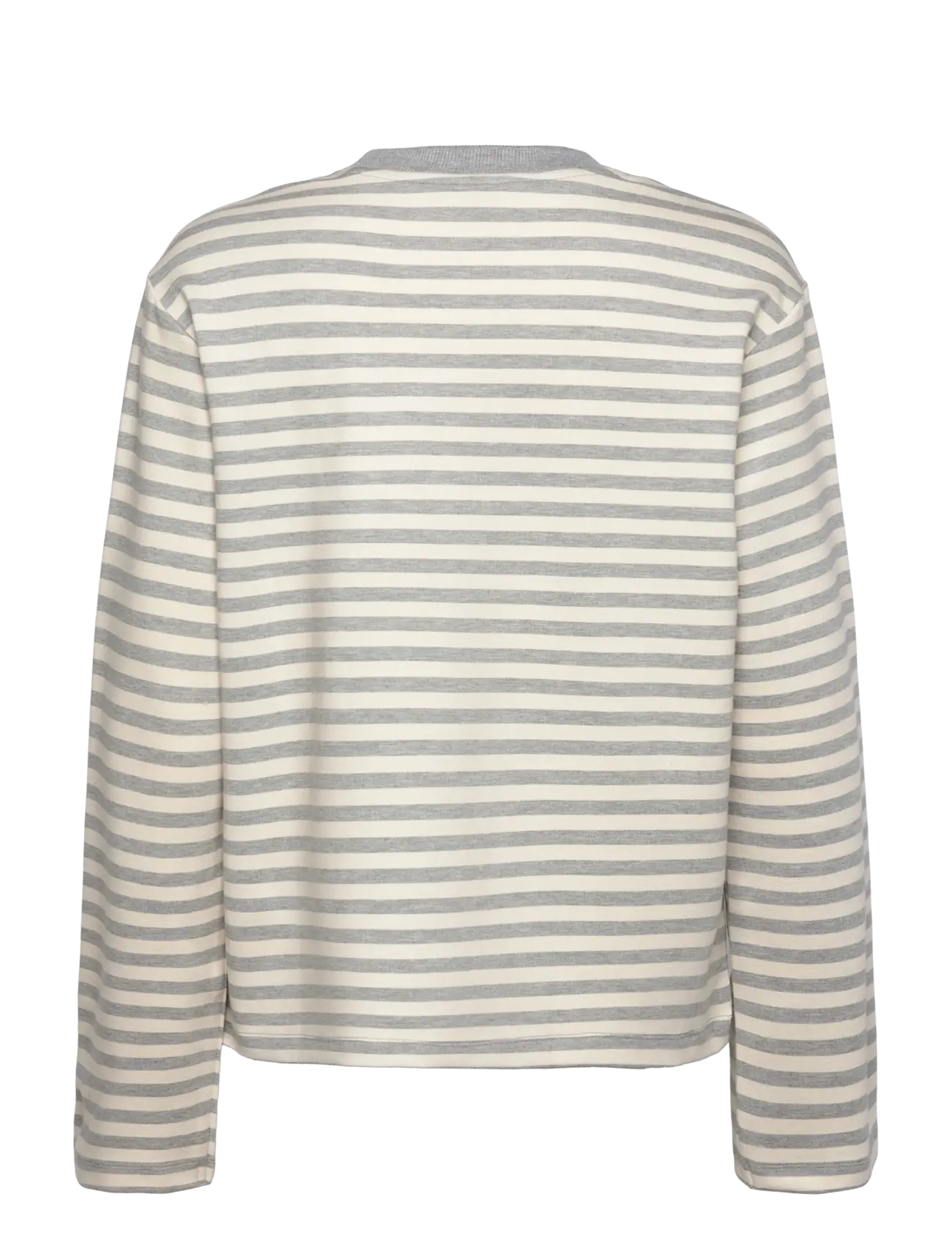 mbyM - Celia-M - langärmlige tops - grey mel sugar stripe - 2