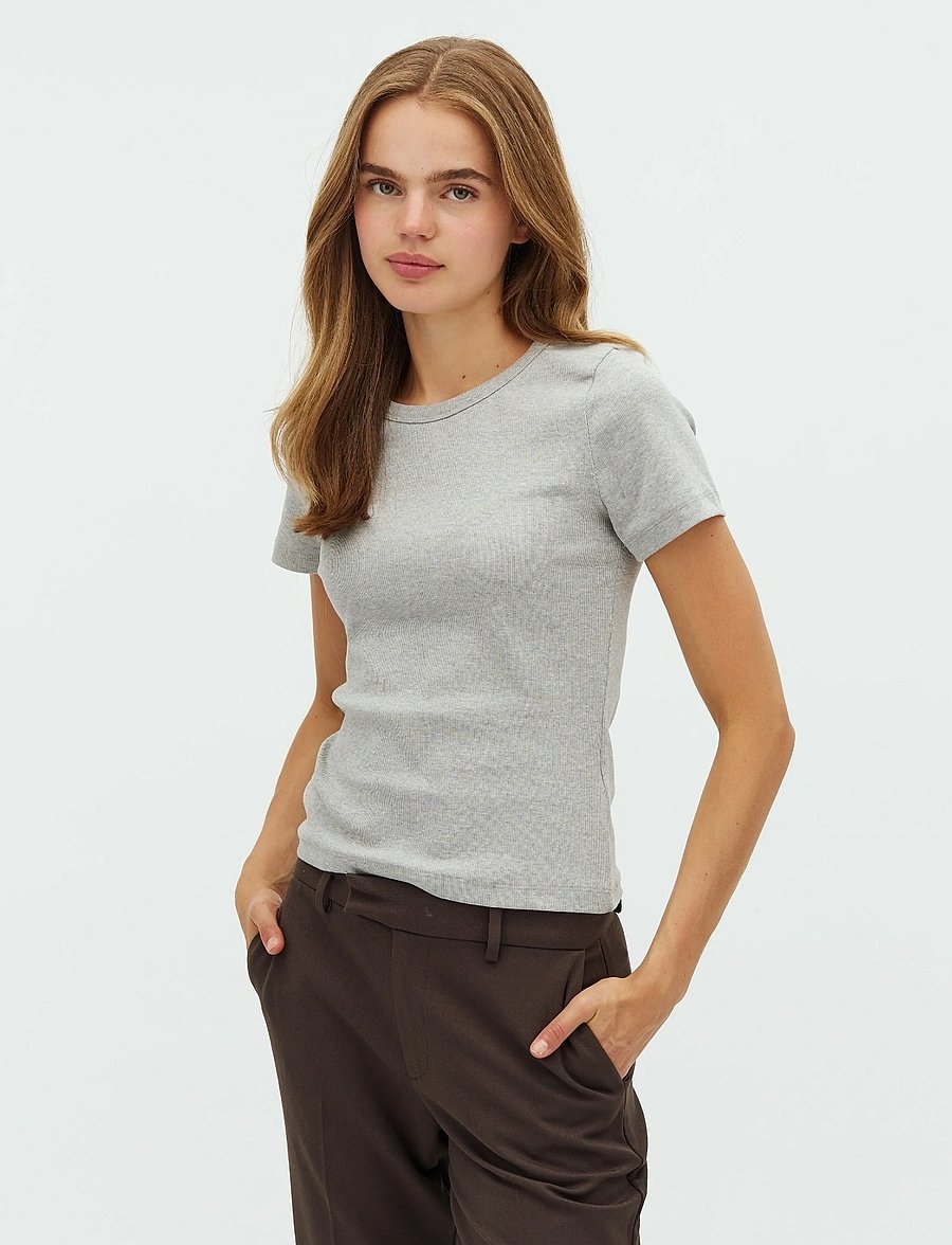 mbyM - Otis-M - t-shirts - grey melange - 0